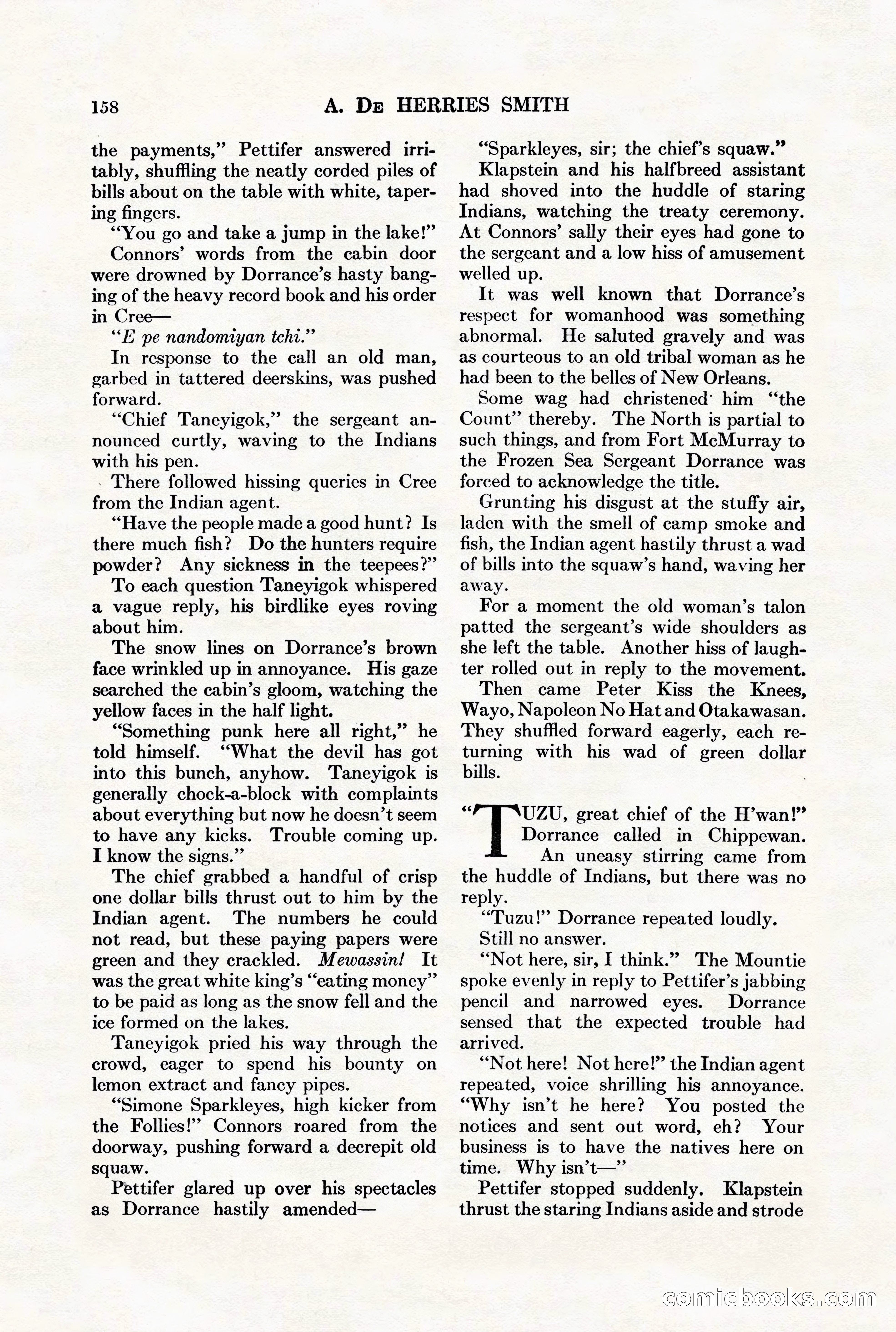 Adventure Magazine, August 1st, 1928 — page 168 of 204