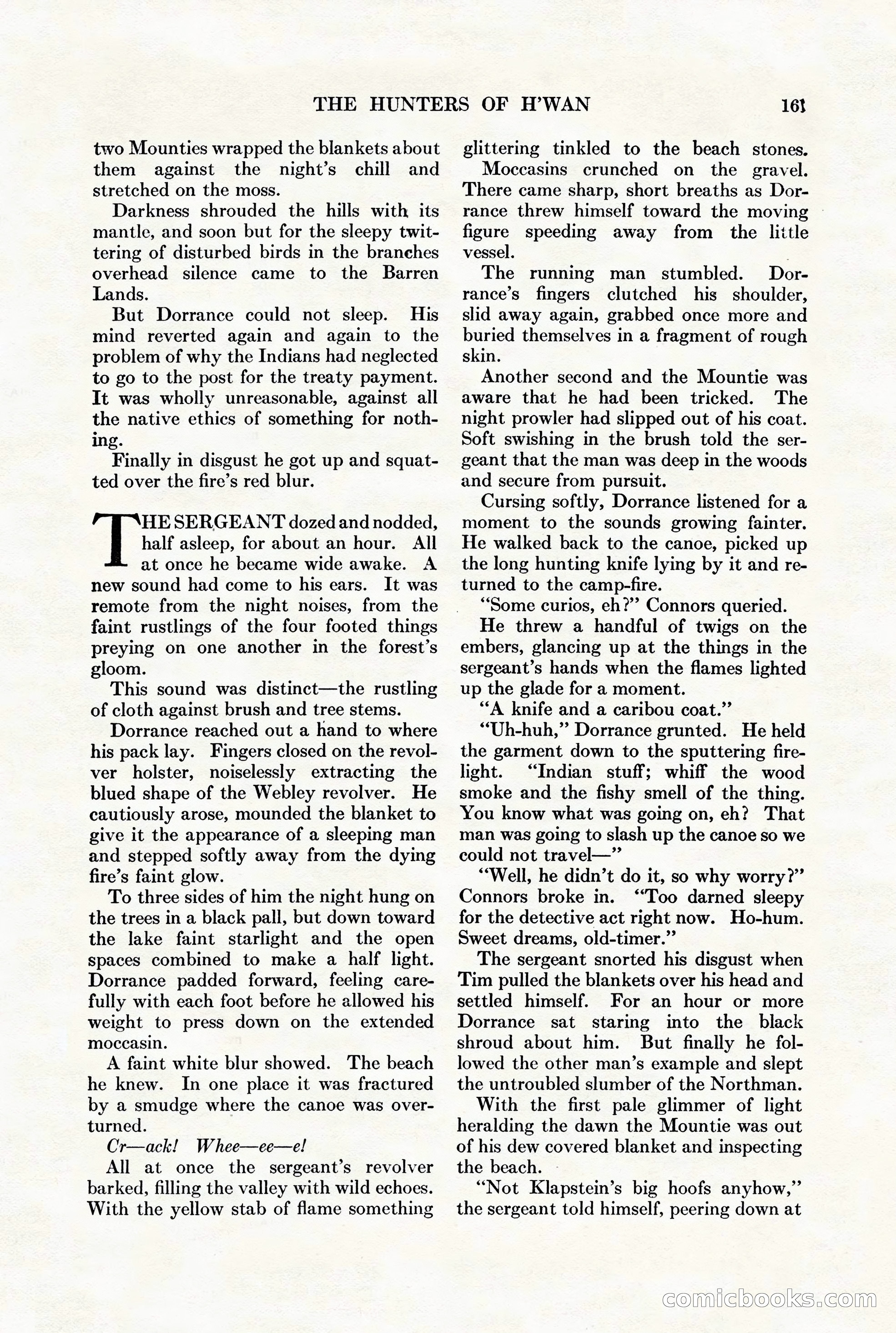 Adventure Magazine, August 1st, 1928 — page 171 of 204
