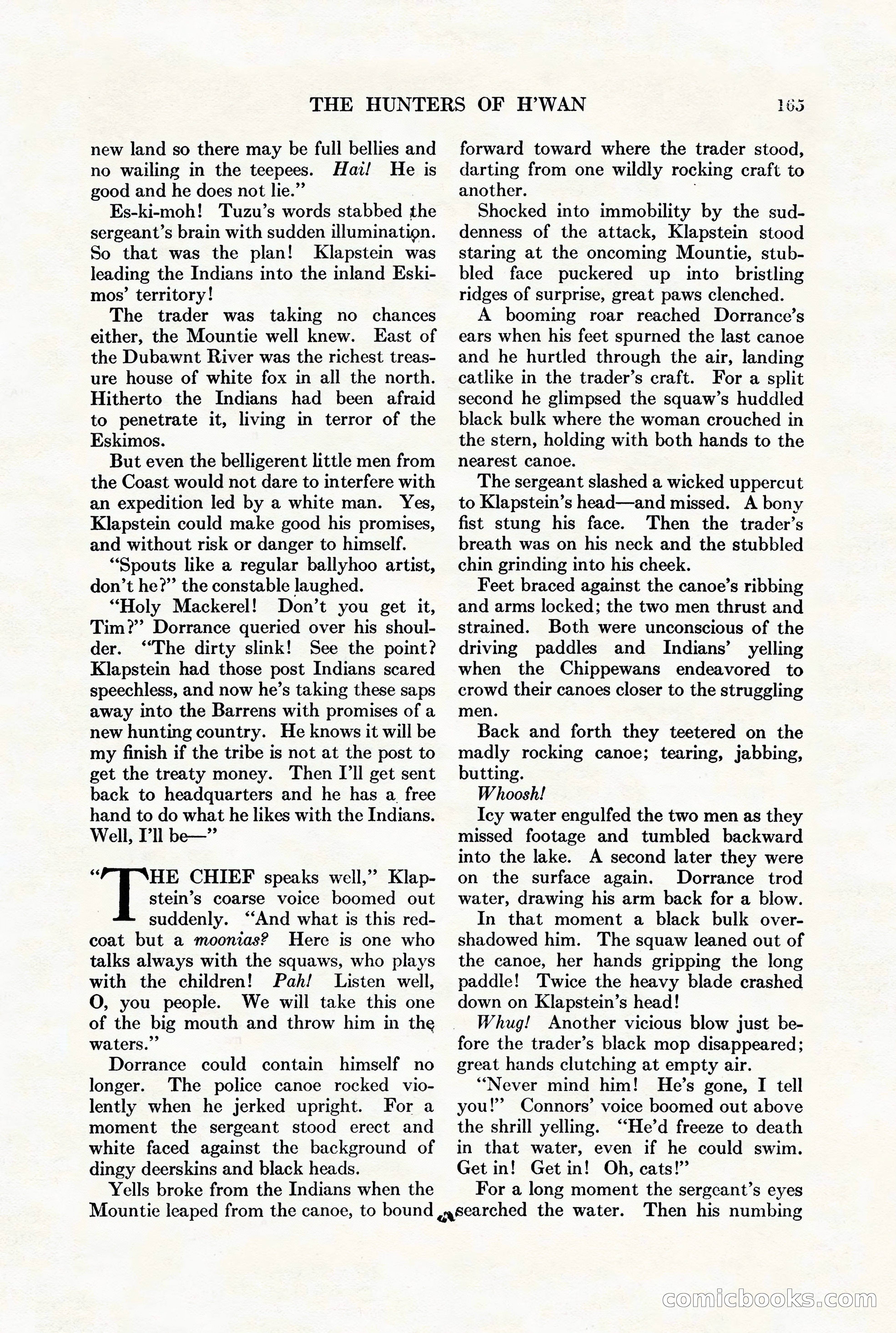 Adventure Magazine, August 1st, 1928 — page 175 of 204