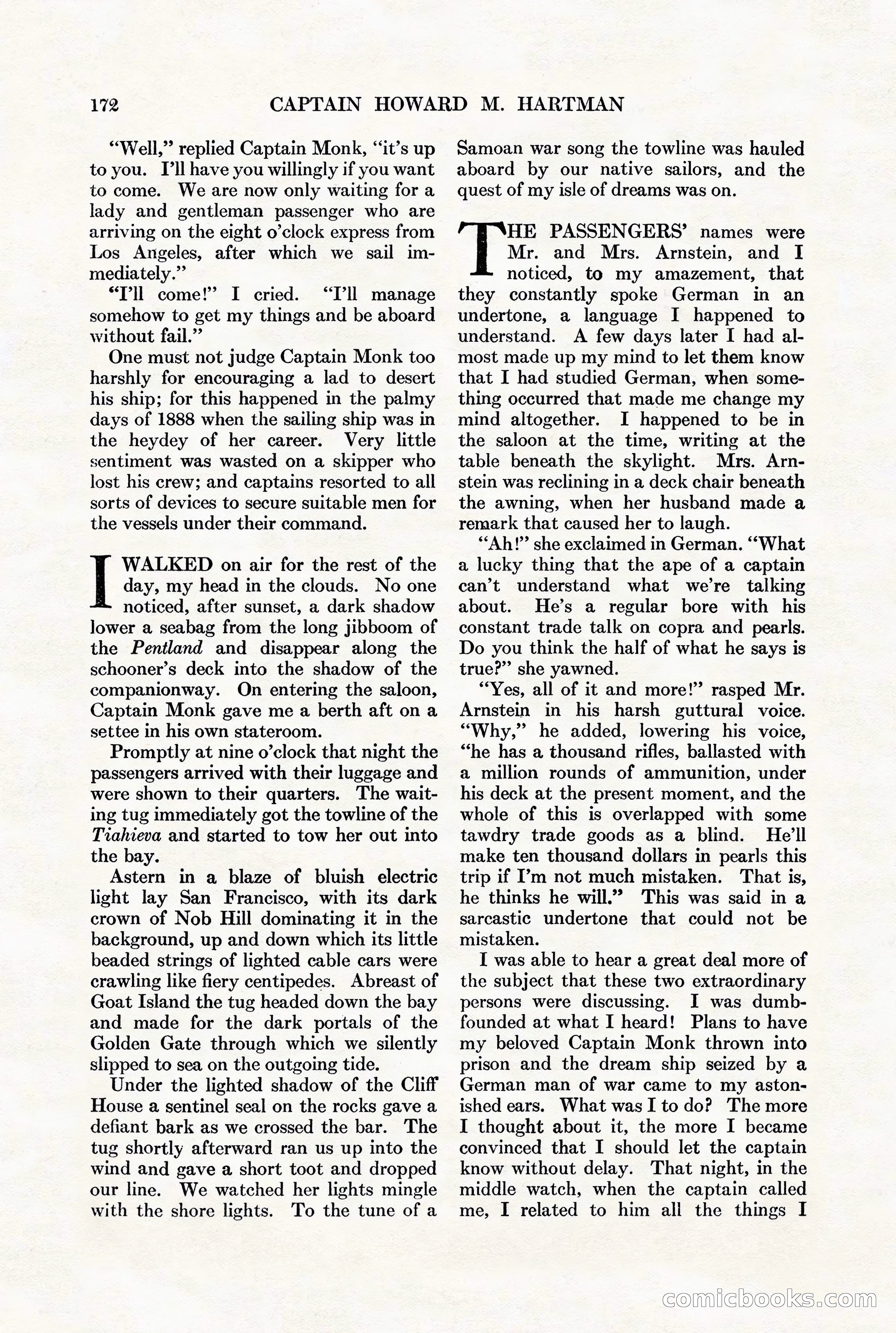 Adventure Magazine, August 1st, 1928 — page 182 of 204
