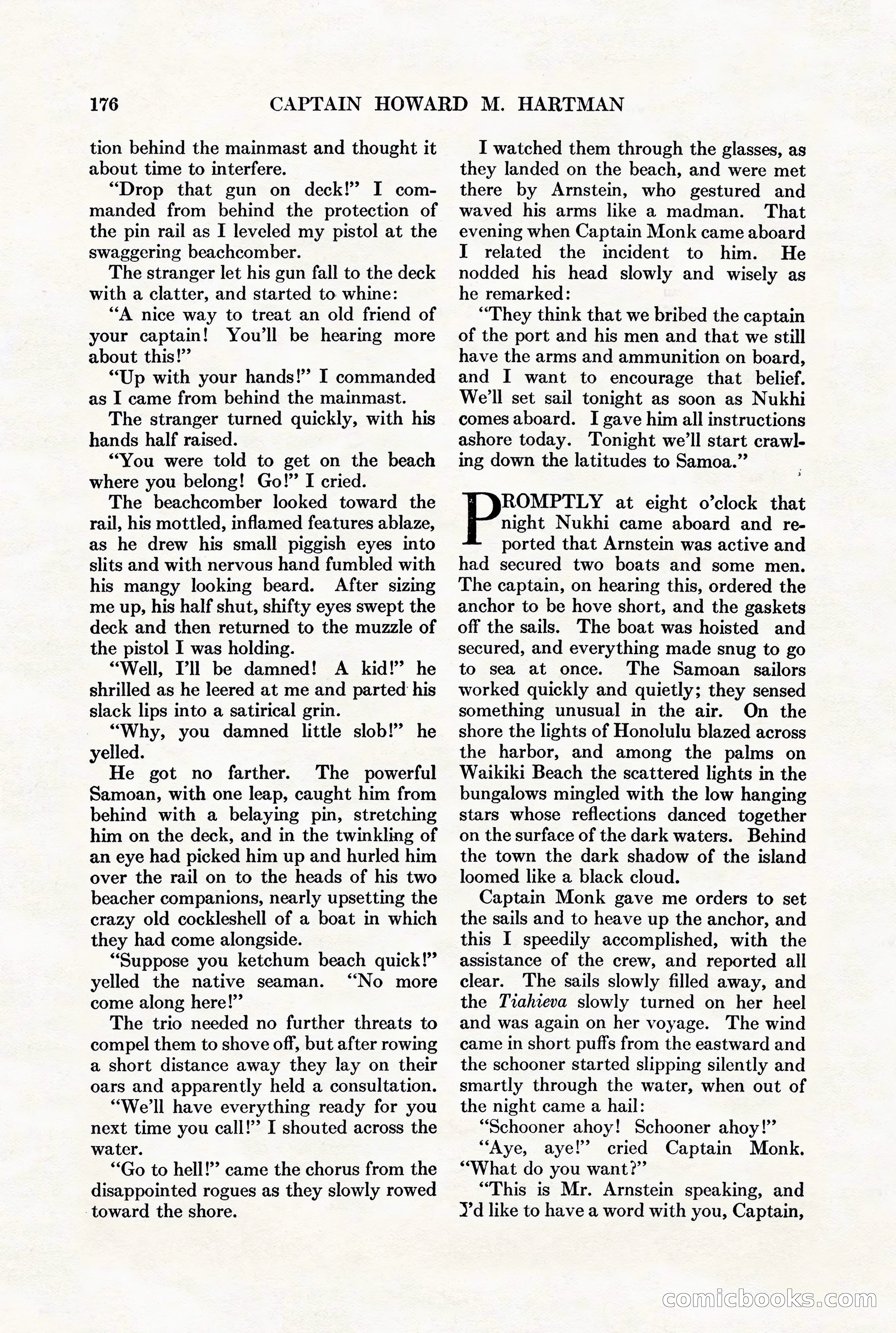 Adventure Magazine, August 1st, 1928 — page 186 of 204