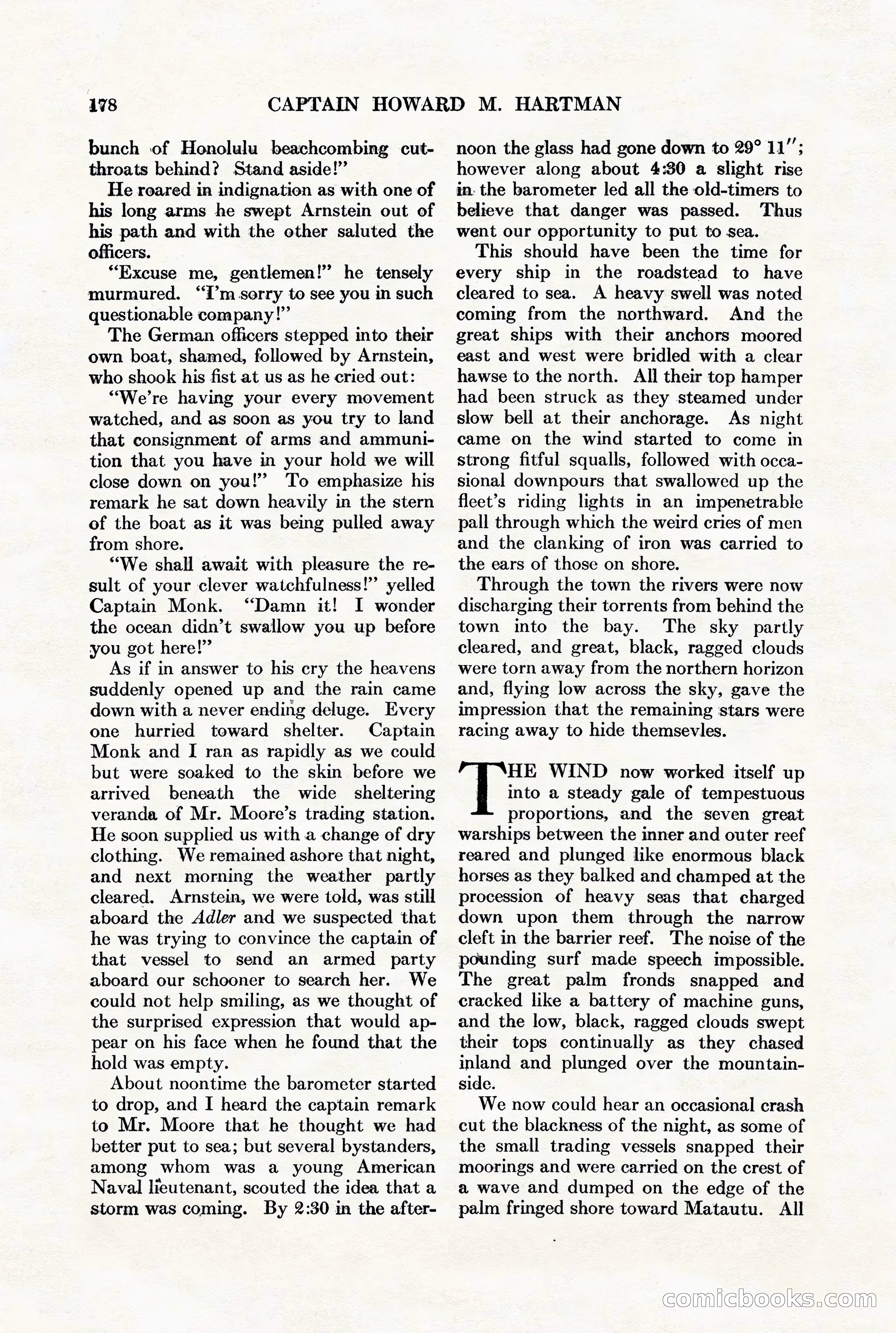 Adventure Magazine, August 1st, 1928 — page 188 of 204