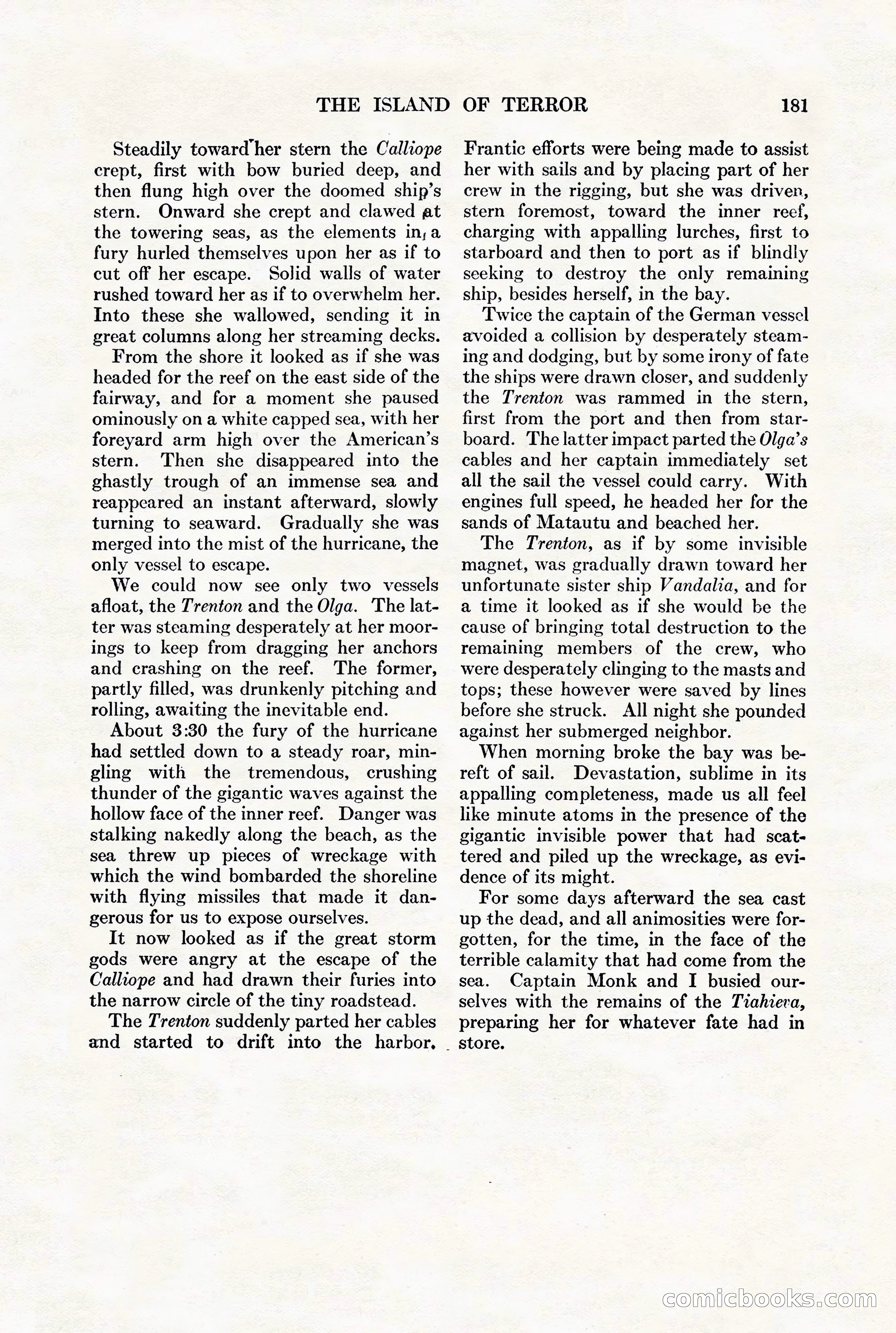 Adventure Magazine, August 1st, 1928 — page 191 of 204