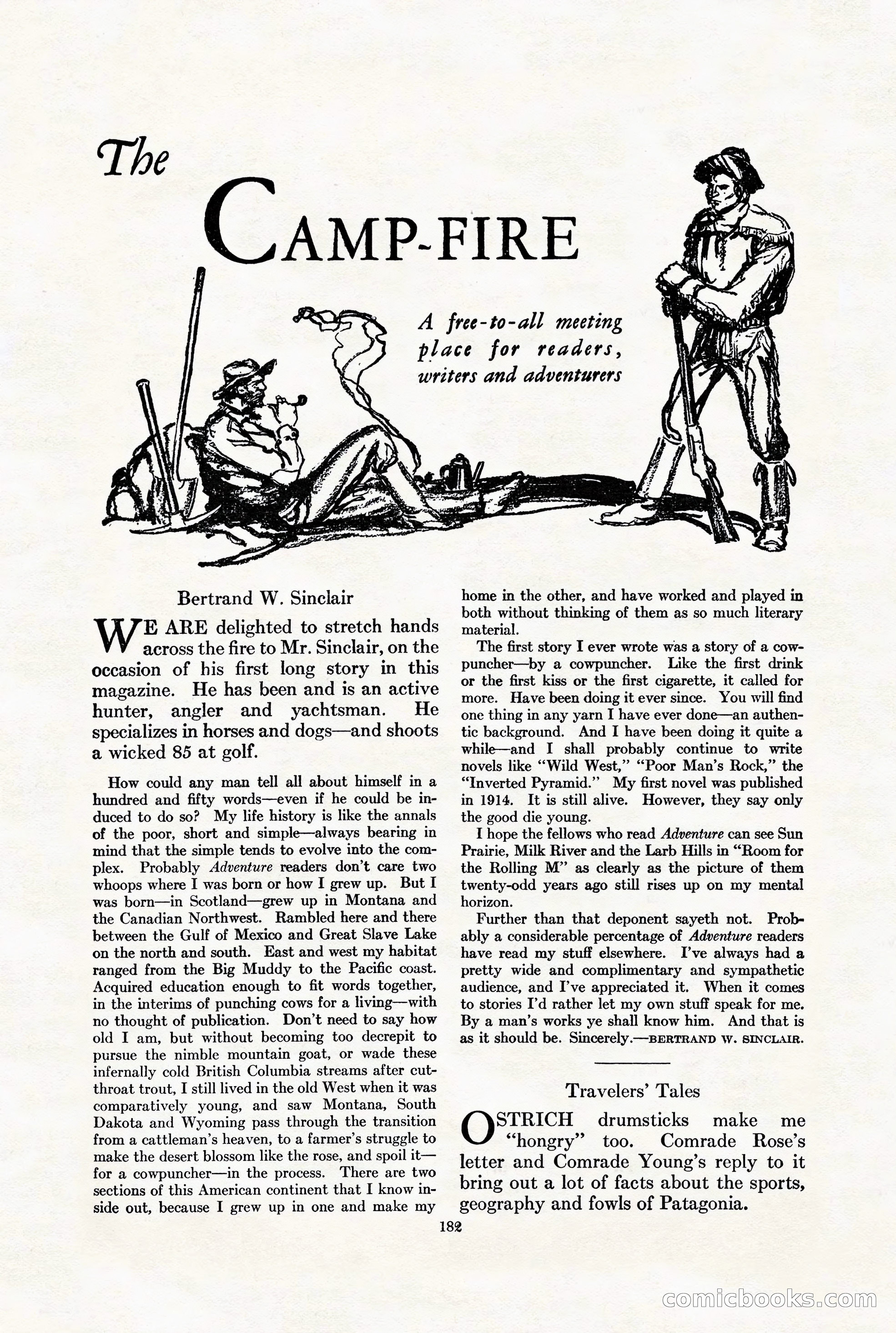 Adventure Magazine, August 1st, 1928 — page 192 of 204