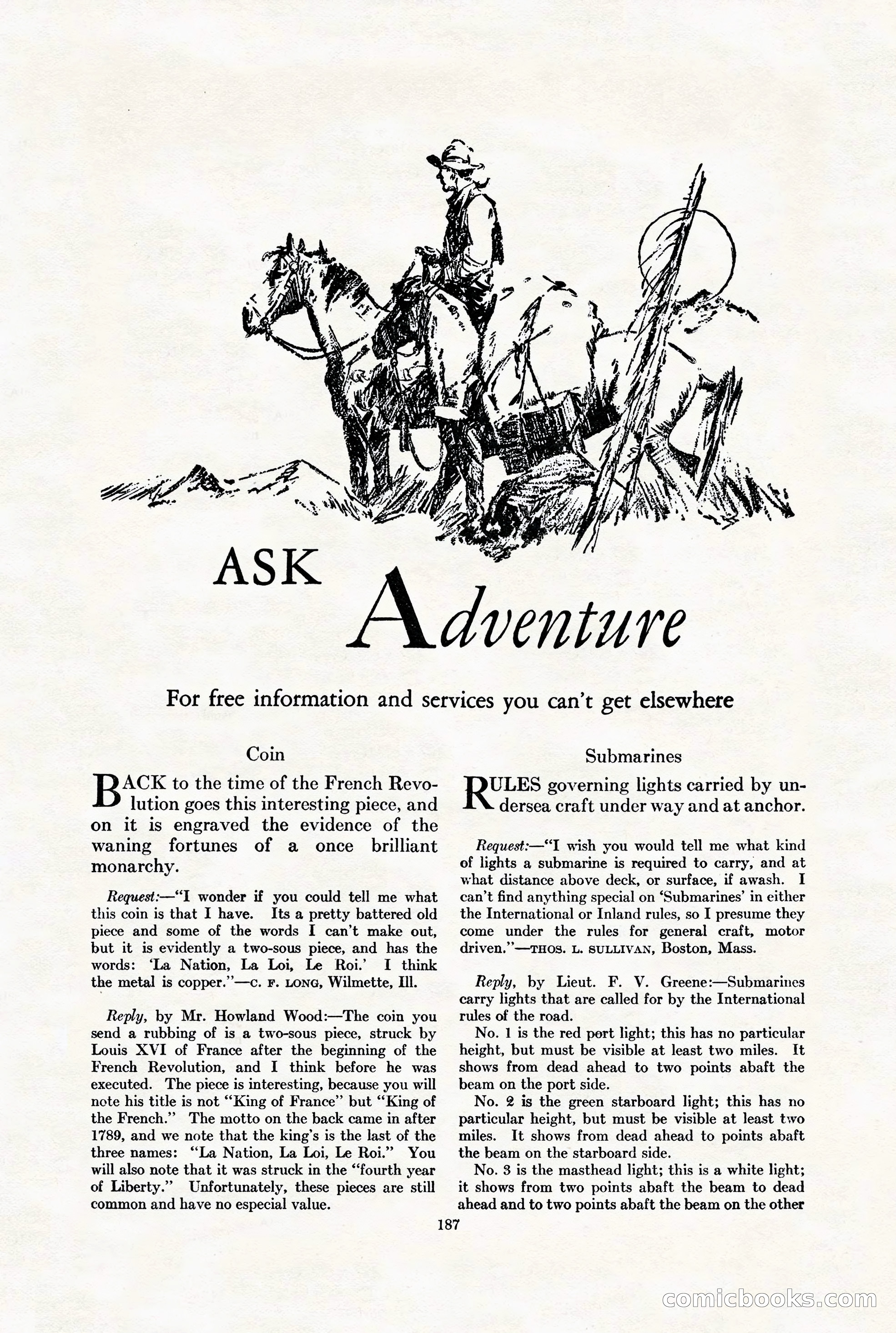 Adventure Magazine, August 1st, 1928 — page 197 of 204
