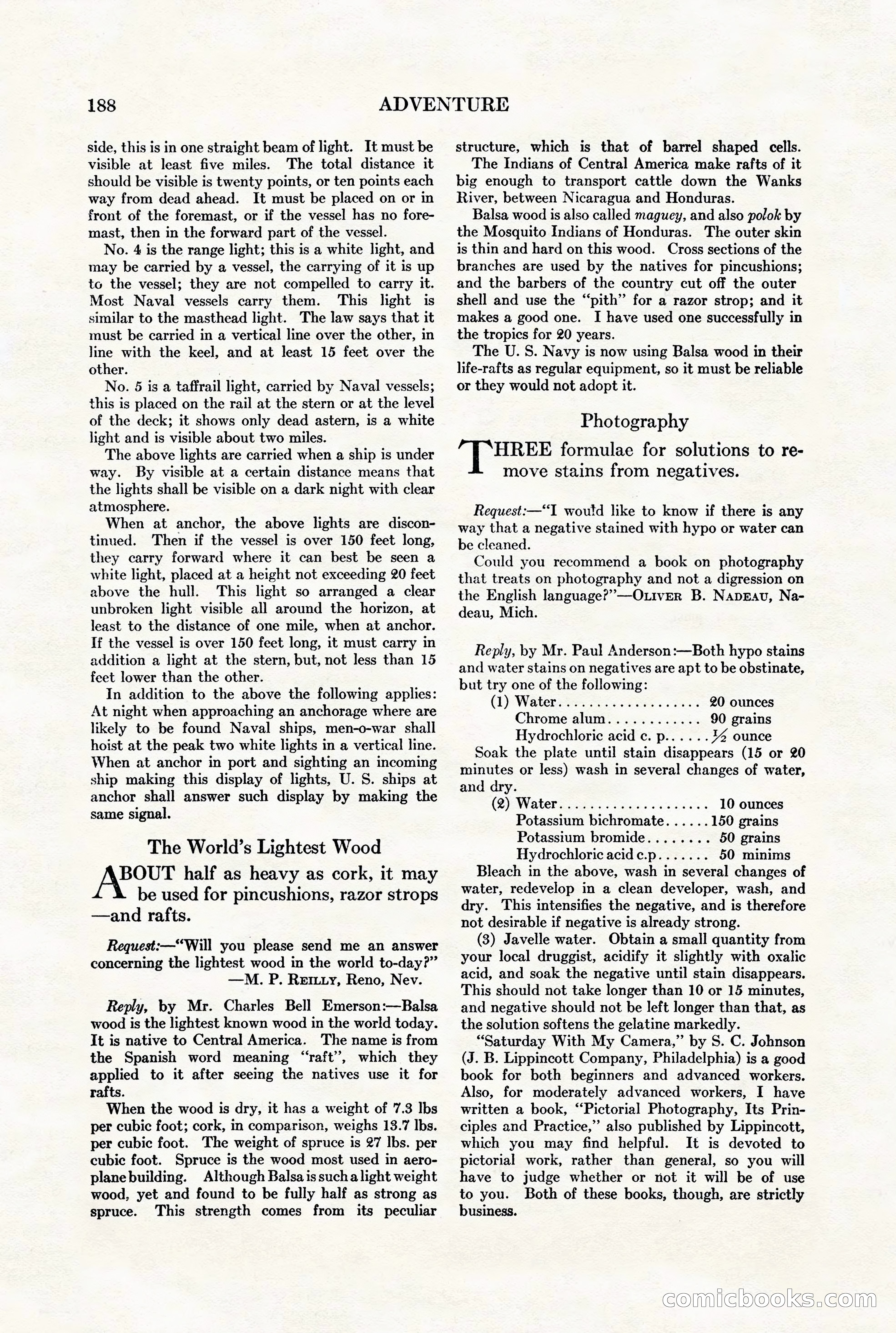 Adventure Magazine, August 1st, 1928 — page 198 of 204