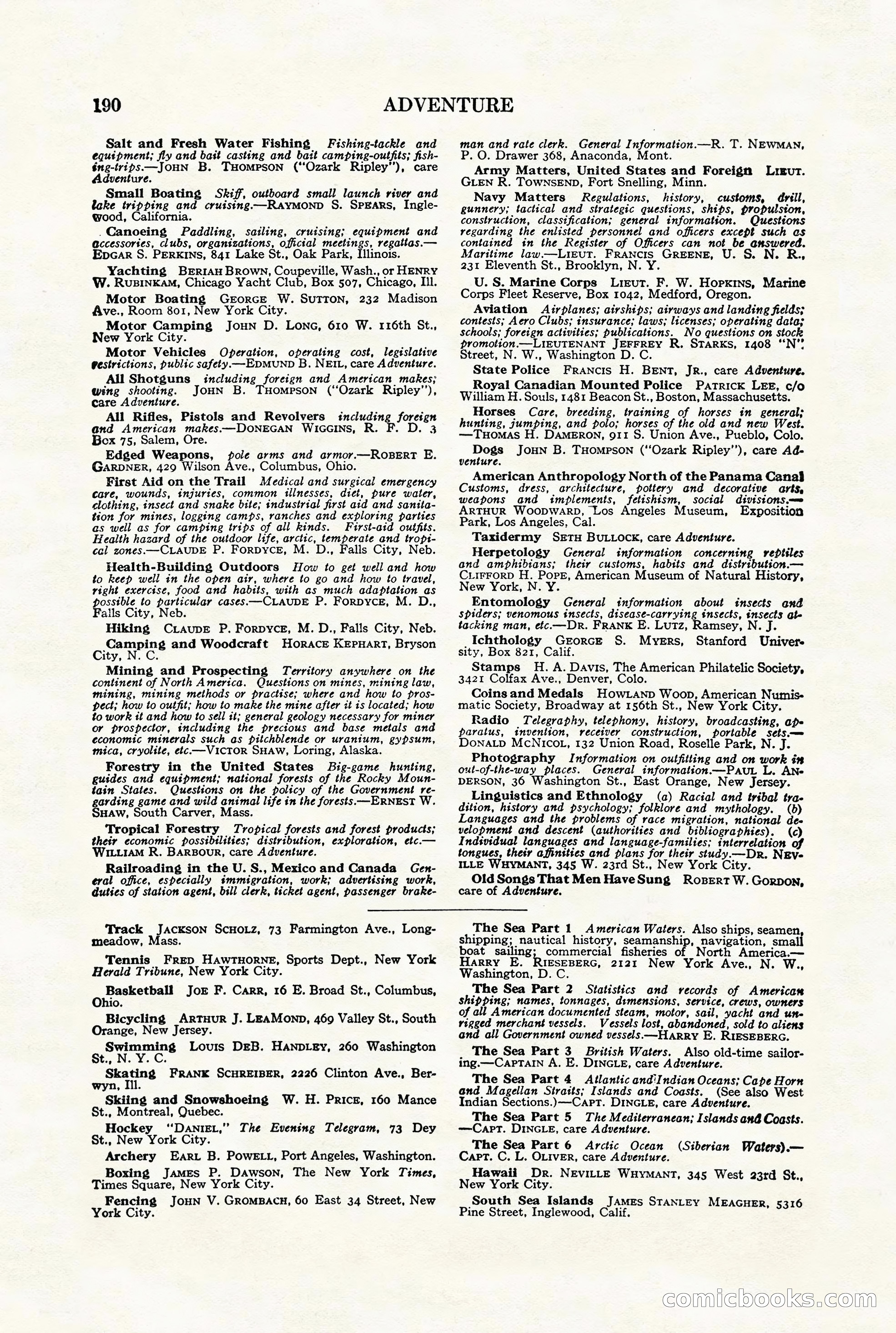 Adventure Magazine, August 1st, 1928 — page 200 of 204