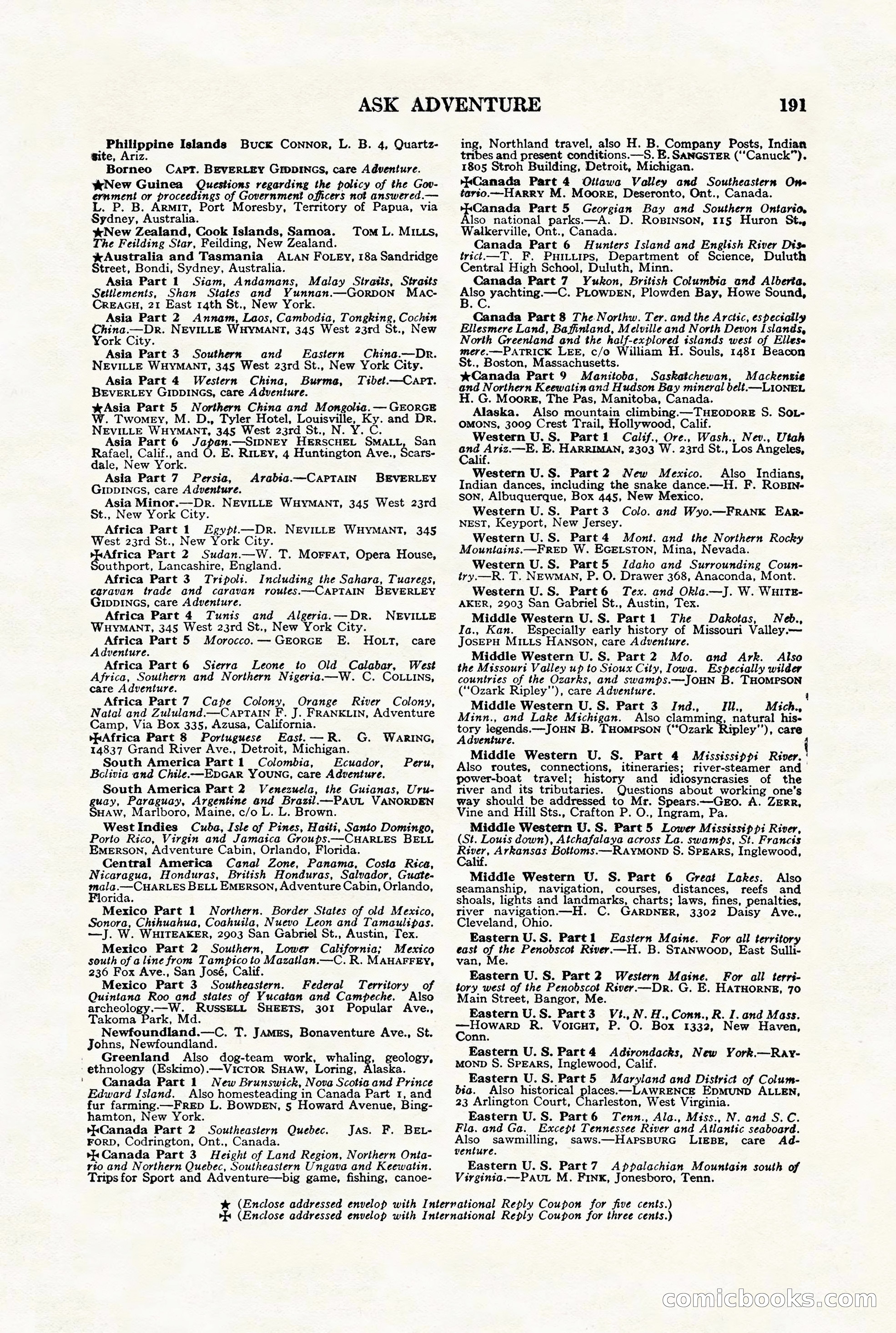 Adventure Magazine, August 1st, 1928 — page 201 of 204