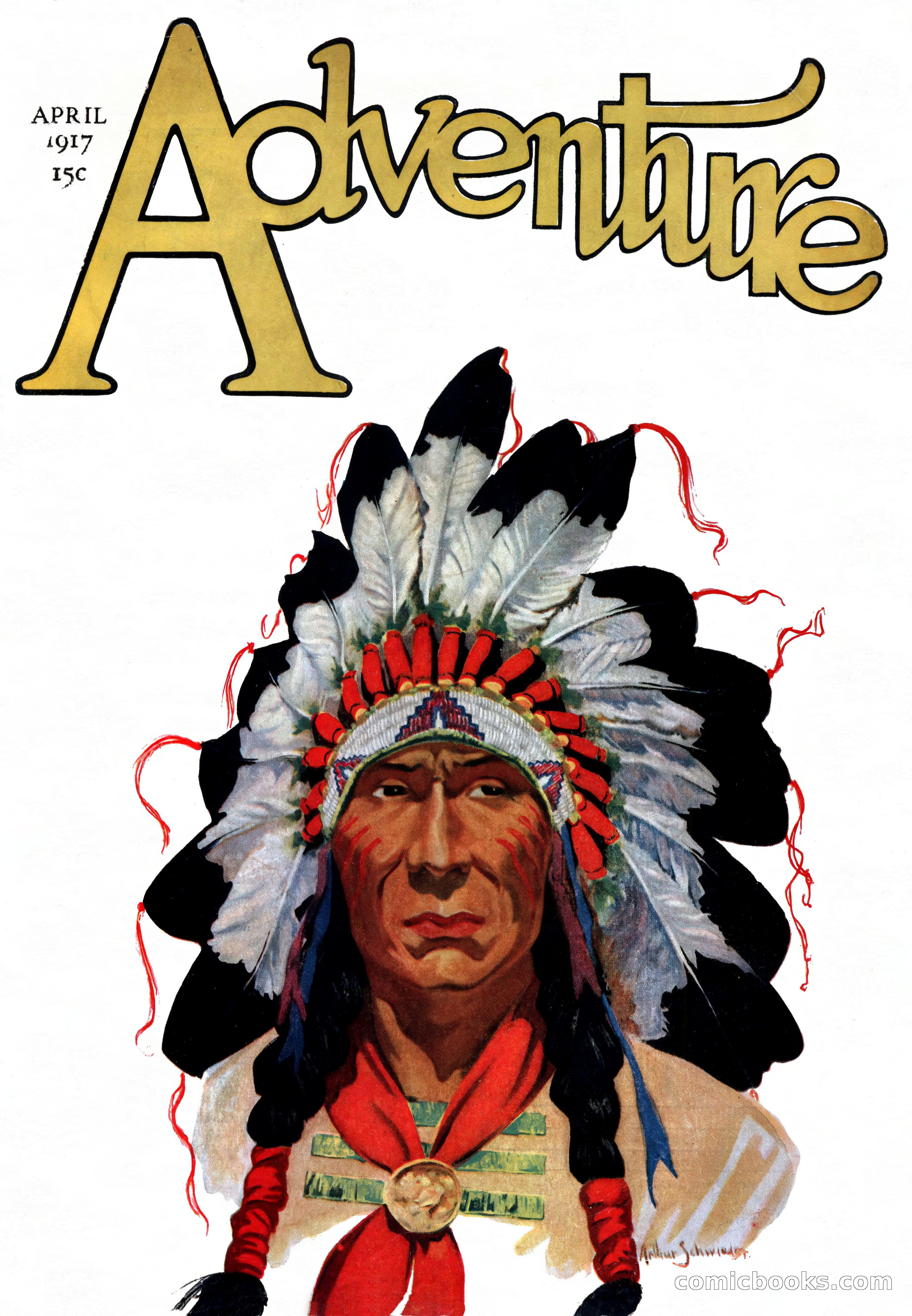 Adventure Magazine, April 1917