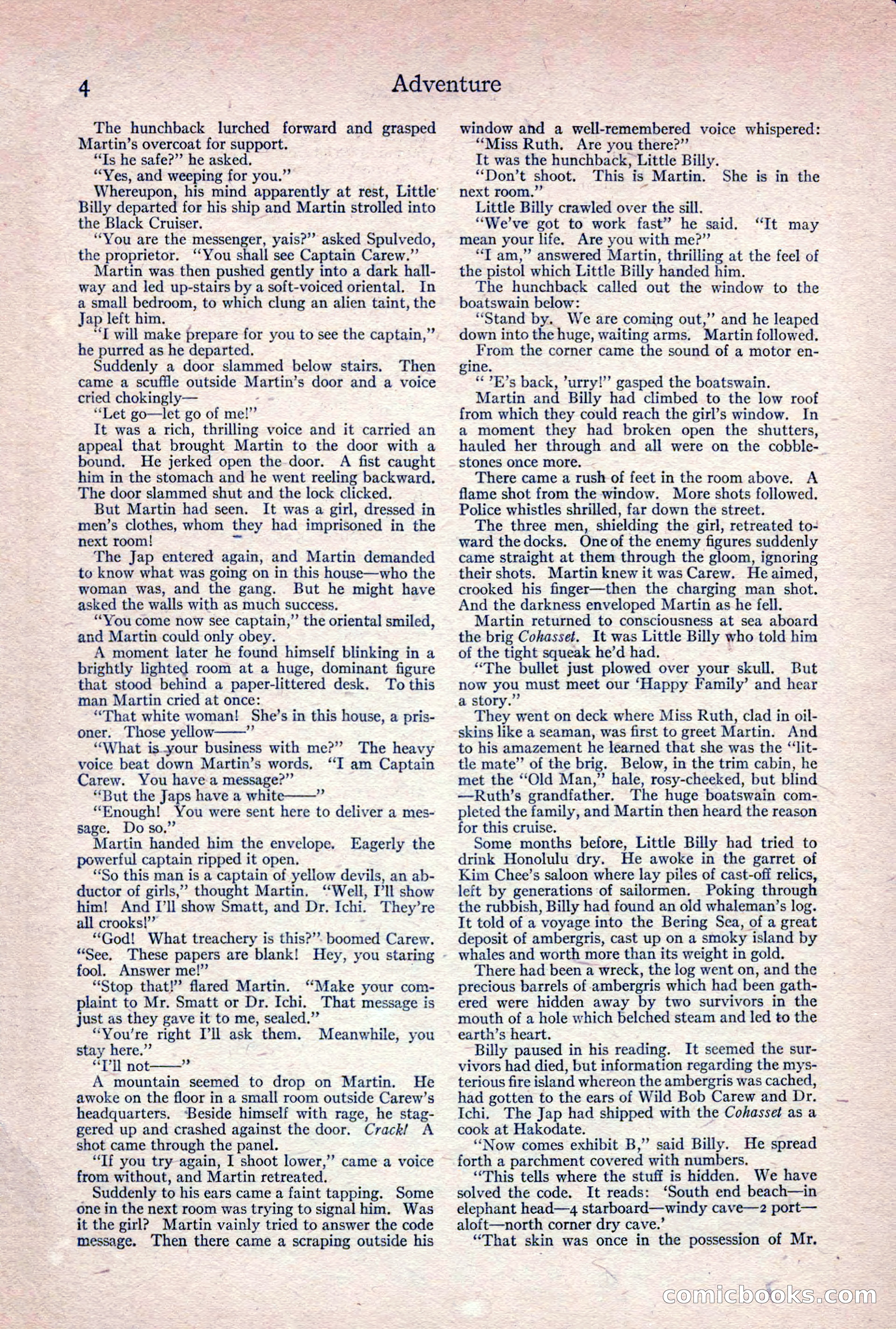 Adventure Magazine, April 1917 — page 6 of 196
