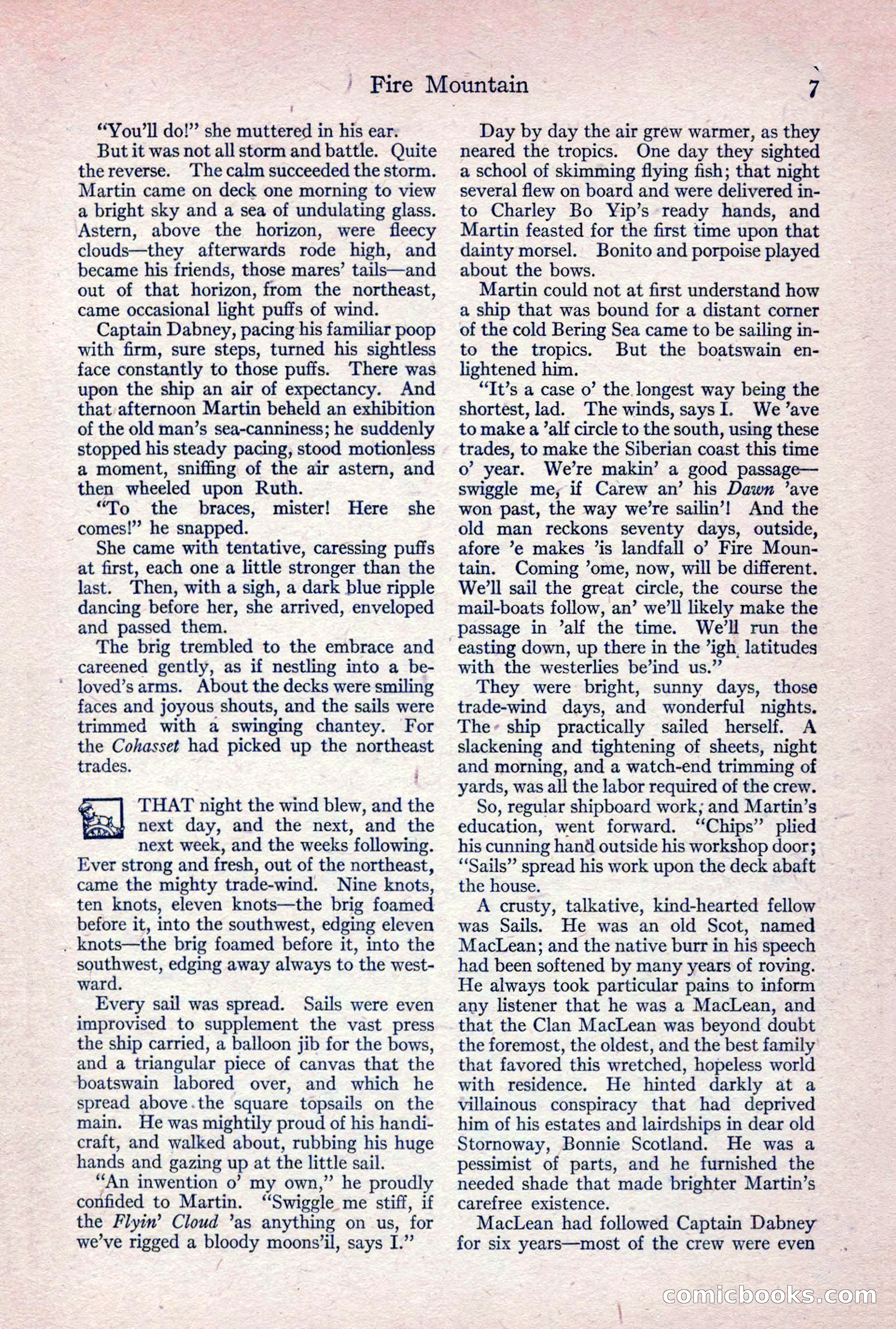 Adventure Magazine, April 1917 — page 9 of 196