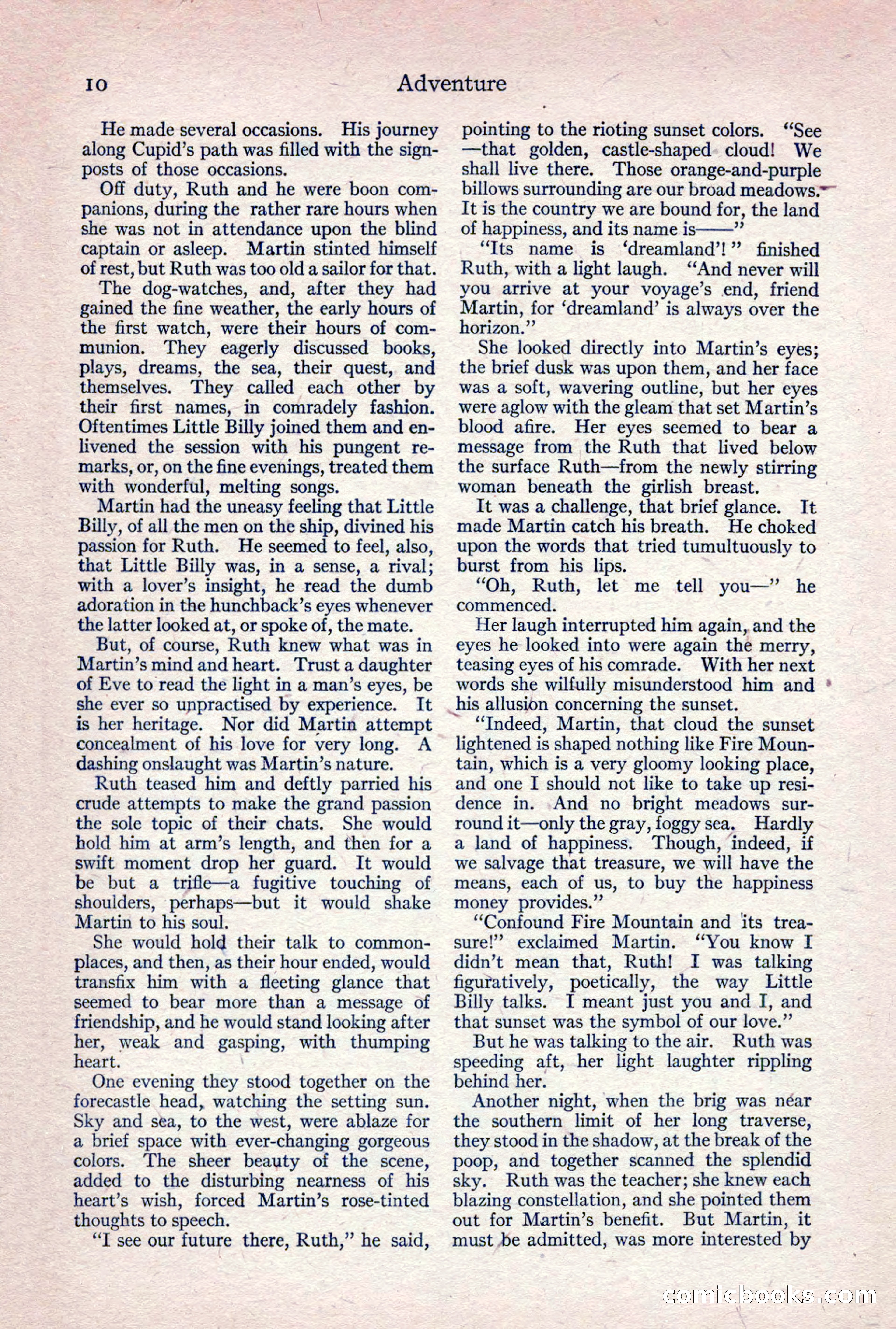 Adventure Magazine, April 1917 — page 12 of 196
