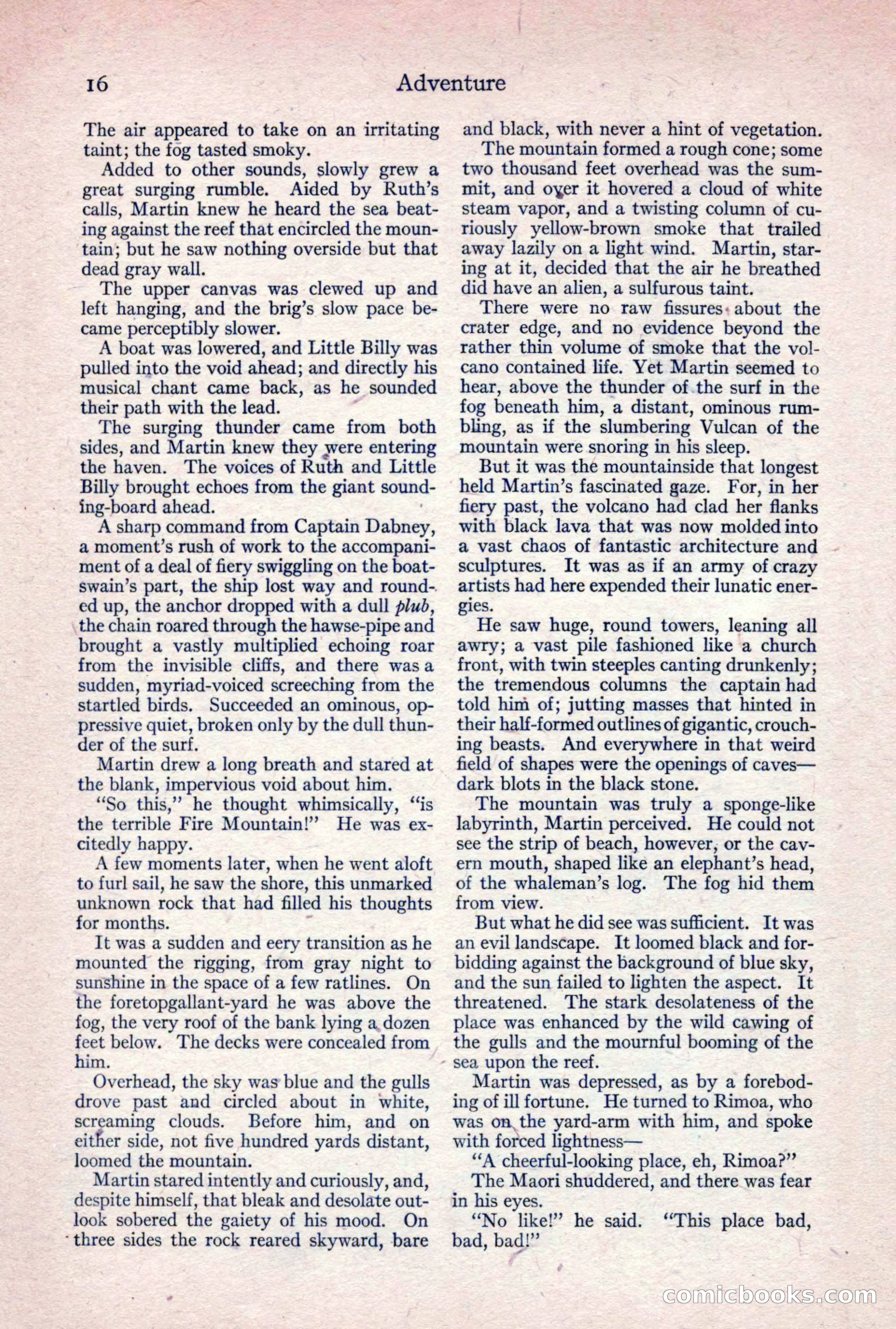 Adventure Magazine, April 1917 — page 18 of 196