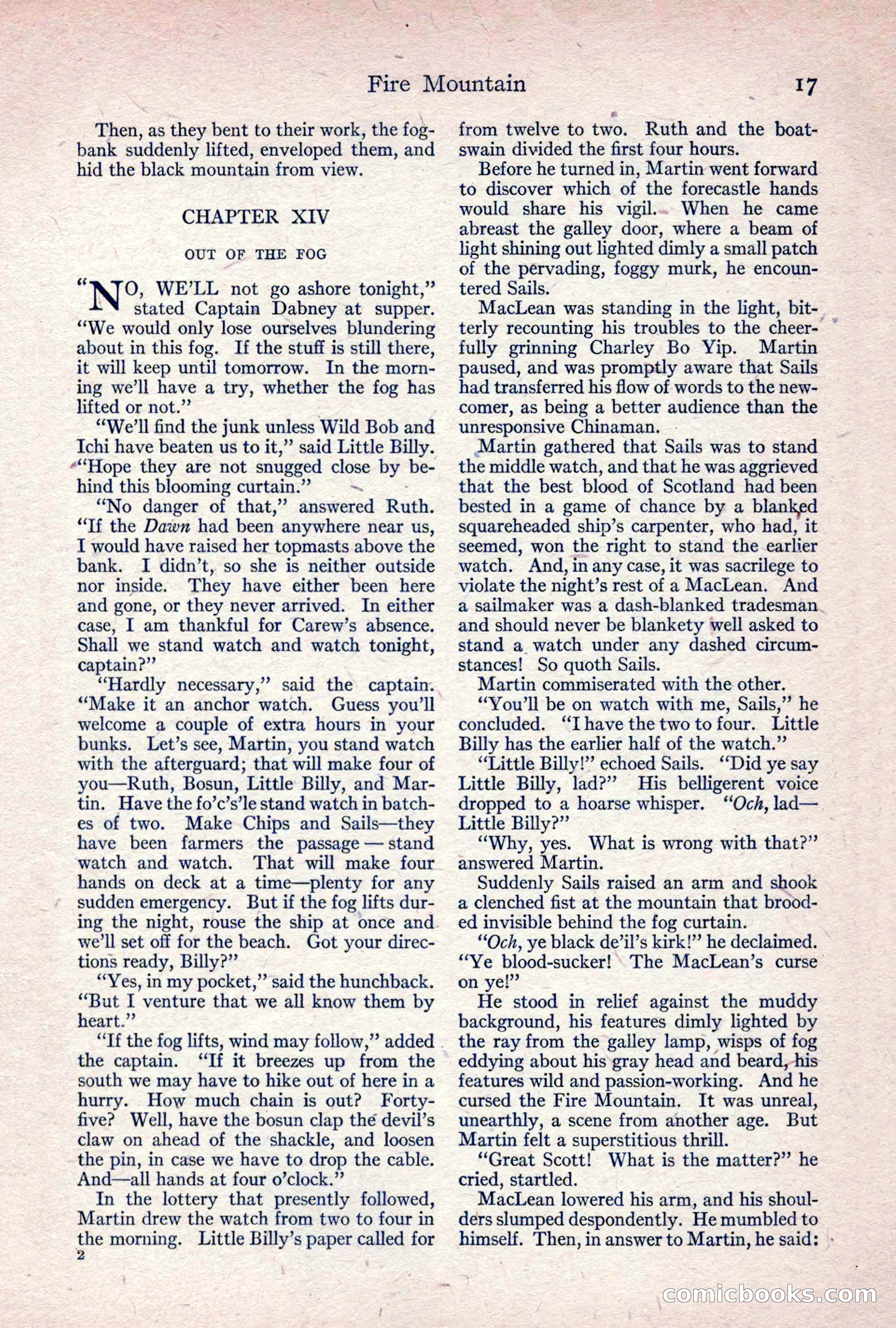 Adventure Magazine, April 1917 — page 19 of 196