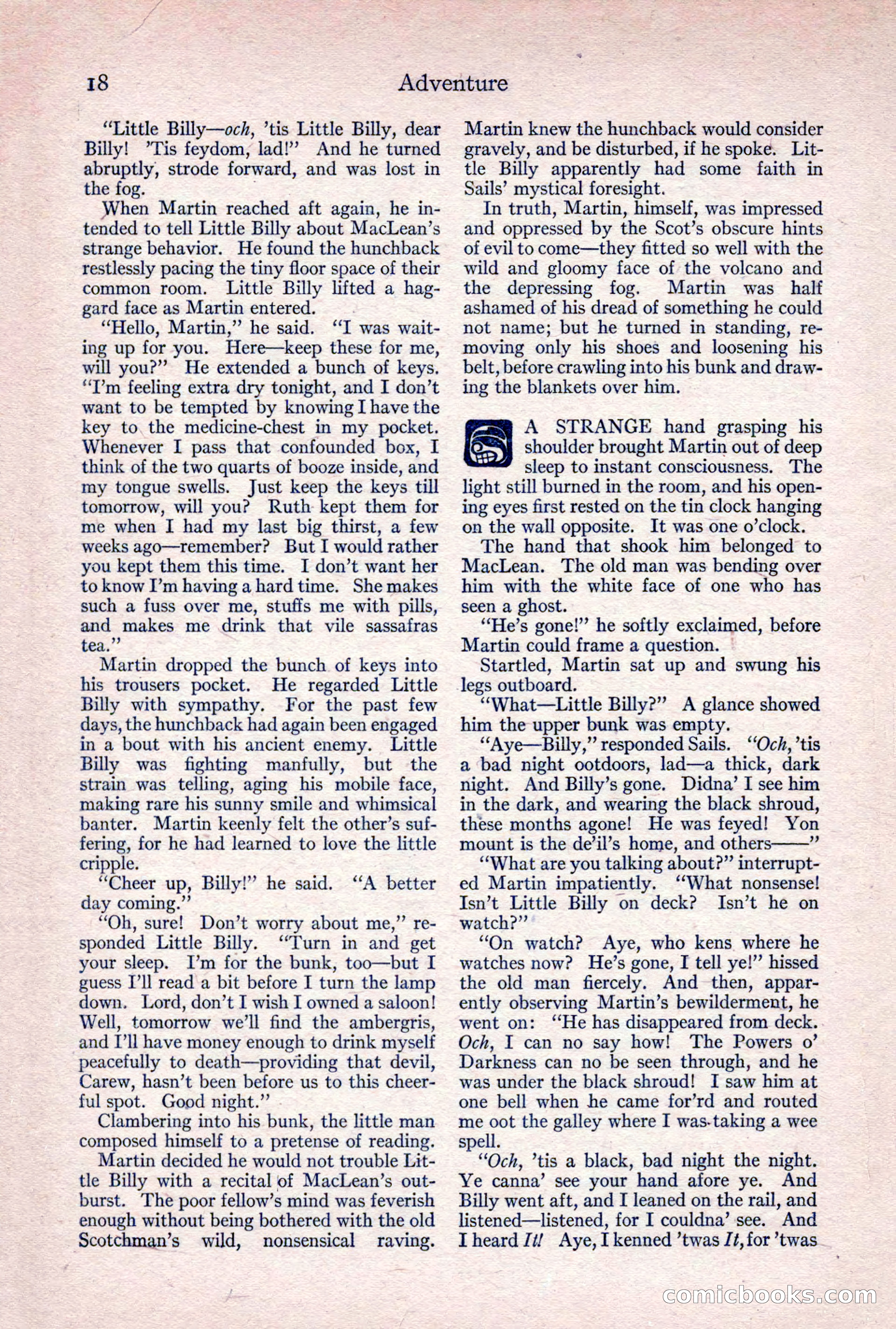 Adventure Magazine, April 1917 — page 20 of 196