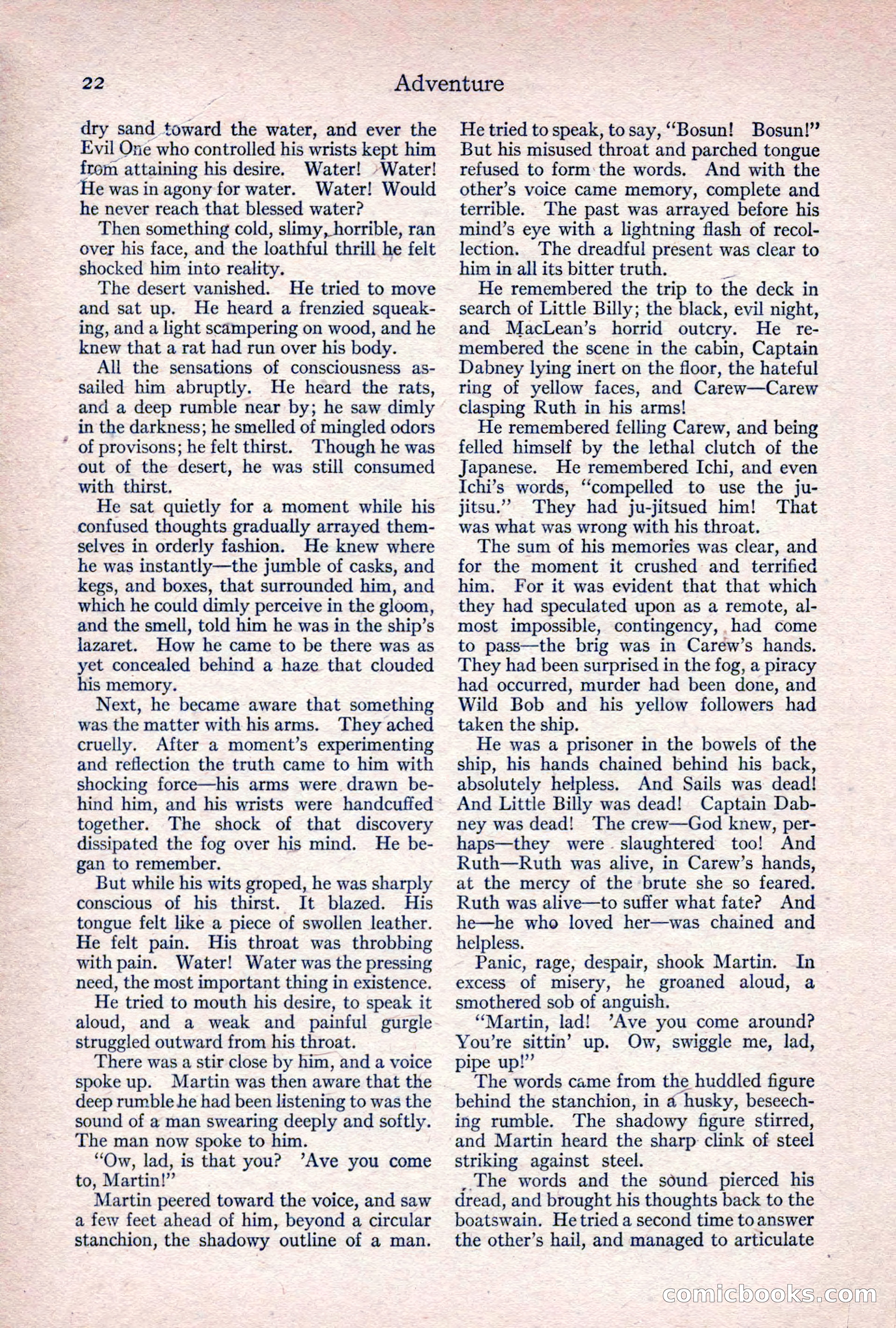 Adventure Magazine, April 1917 — page 24 of 196