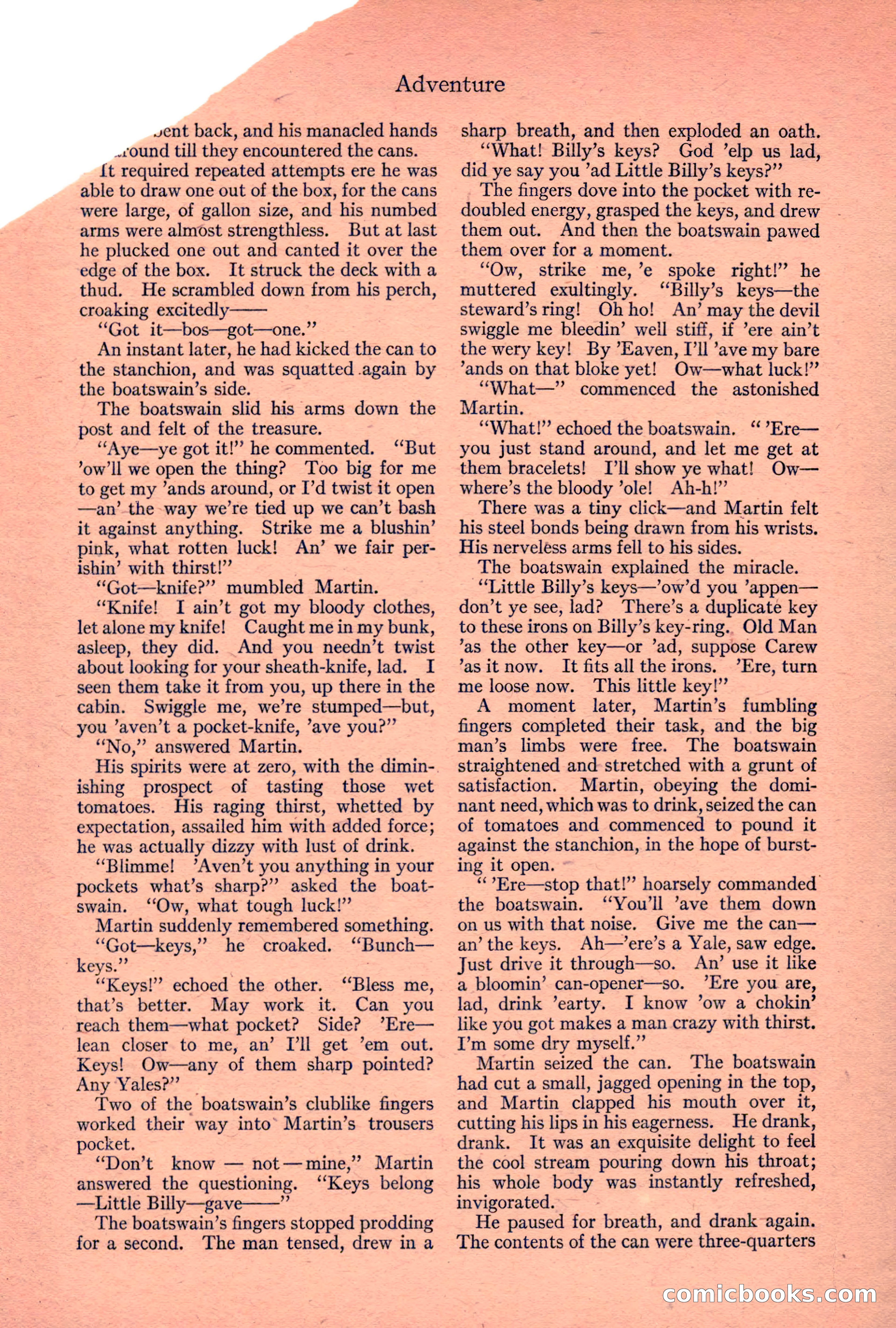 Adventure Magazine, April 1917 — page 26 of 196