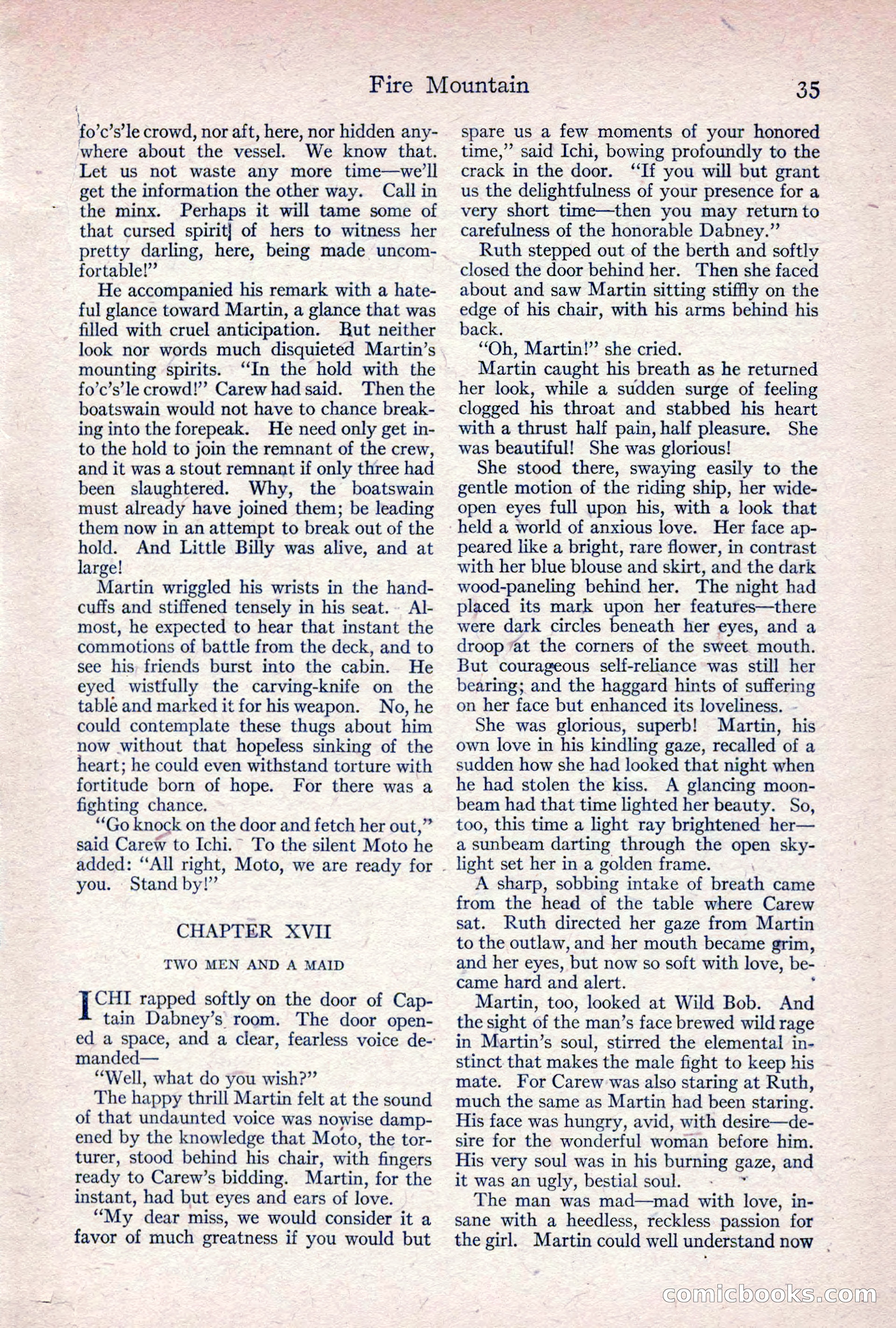 Adventure Magazine, April 1917 — page 37 of 196