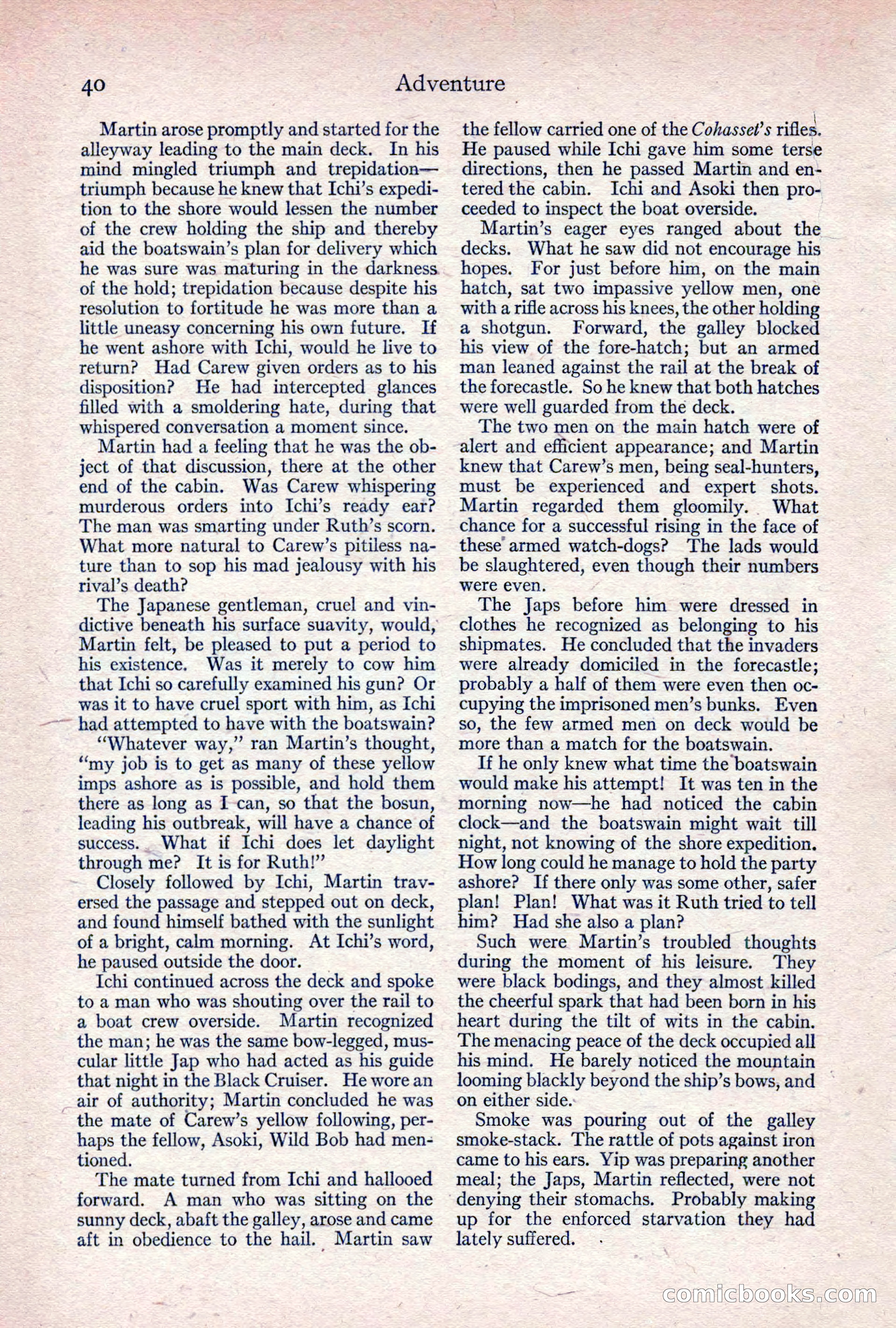 Adventure Magazine, April 1917 — page 42 of 196