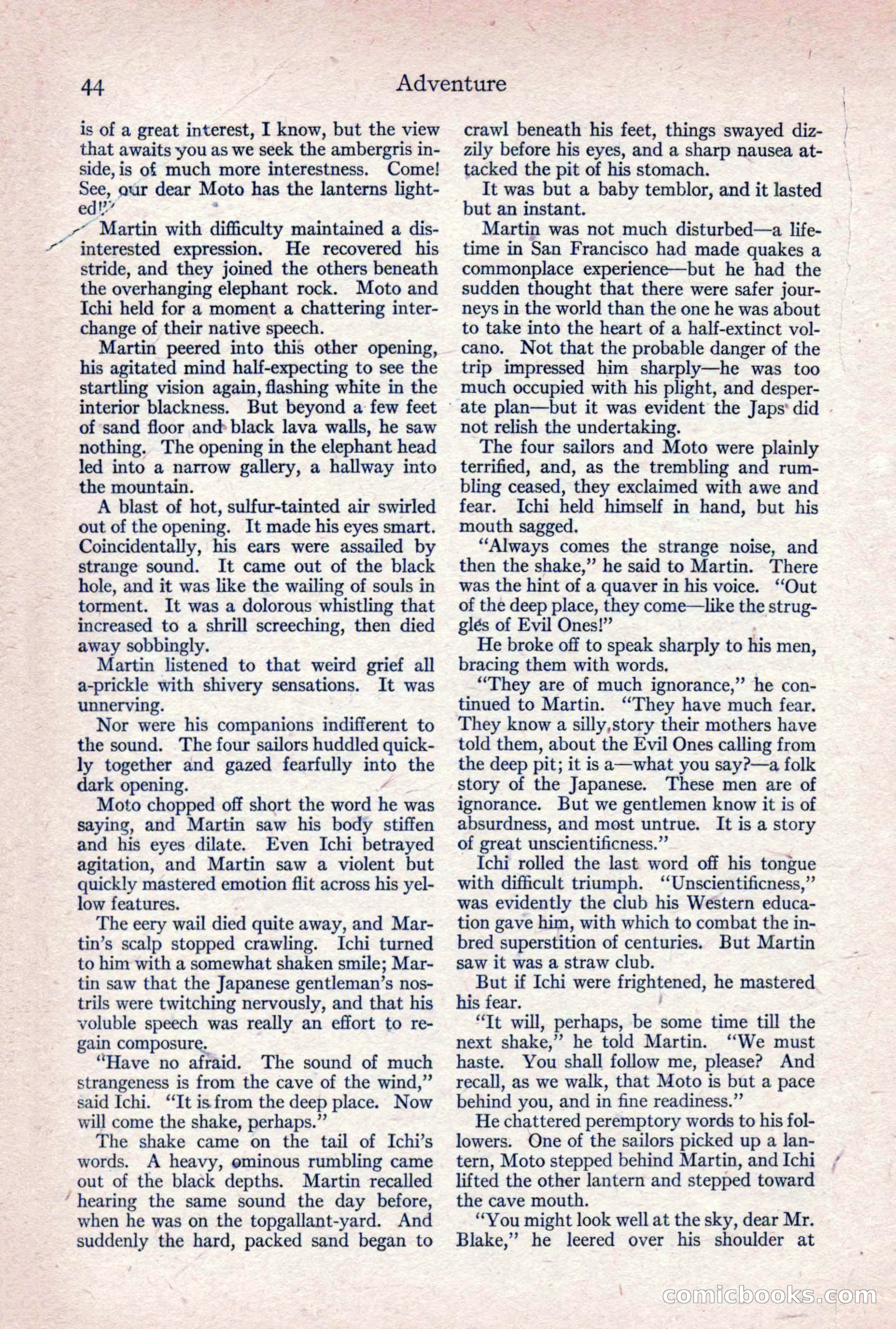 Adventure Magazine, April 1917 — page 46 of 196
