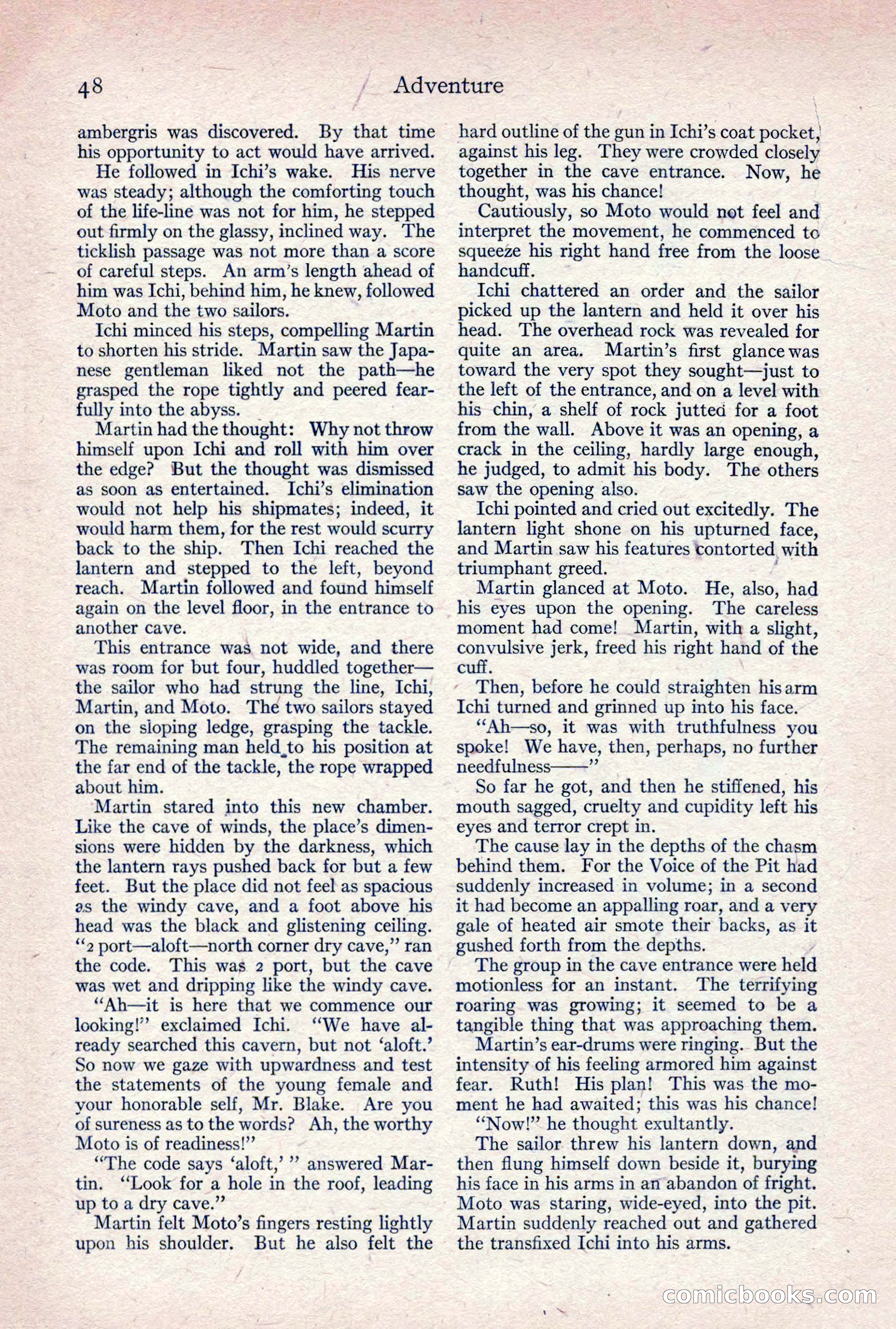 Adventure Magazine, April 1917 — page 50 of 196