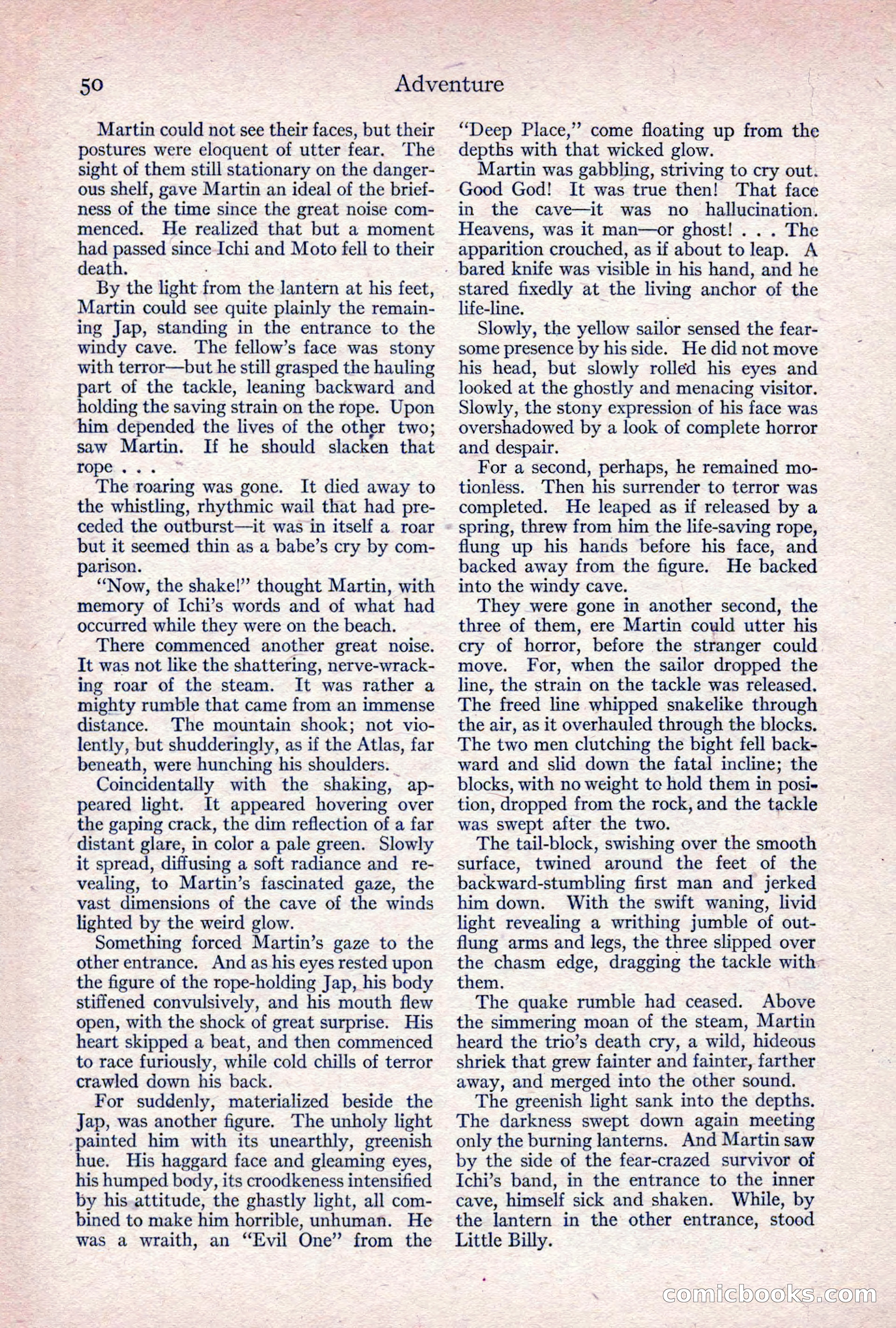 Adventure Magazine, April 1917 — page 52 of 196