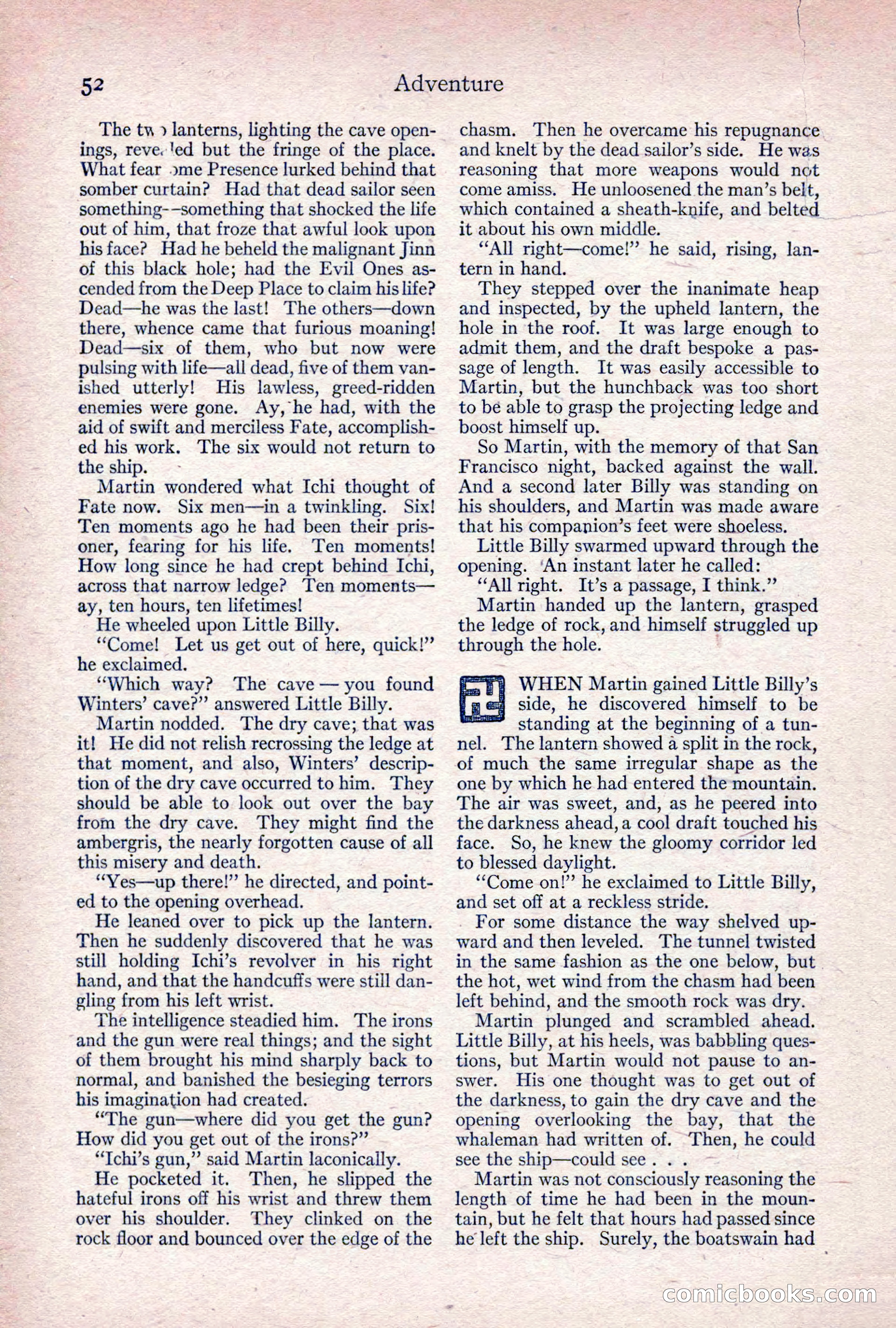 Adventure Magazine, April 1917 — page 54 of 196