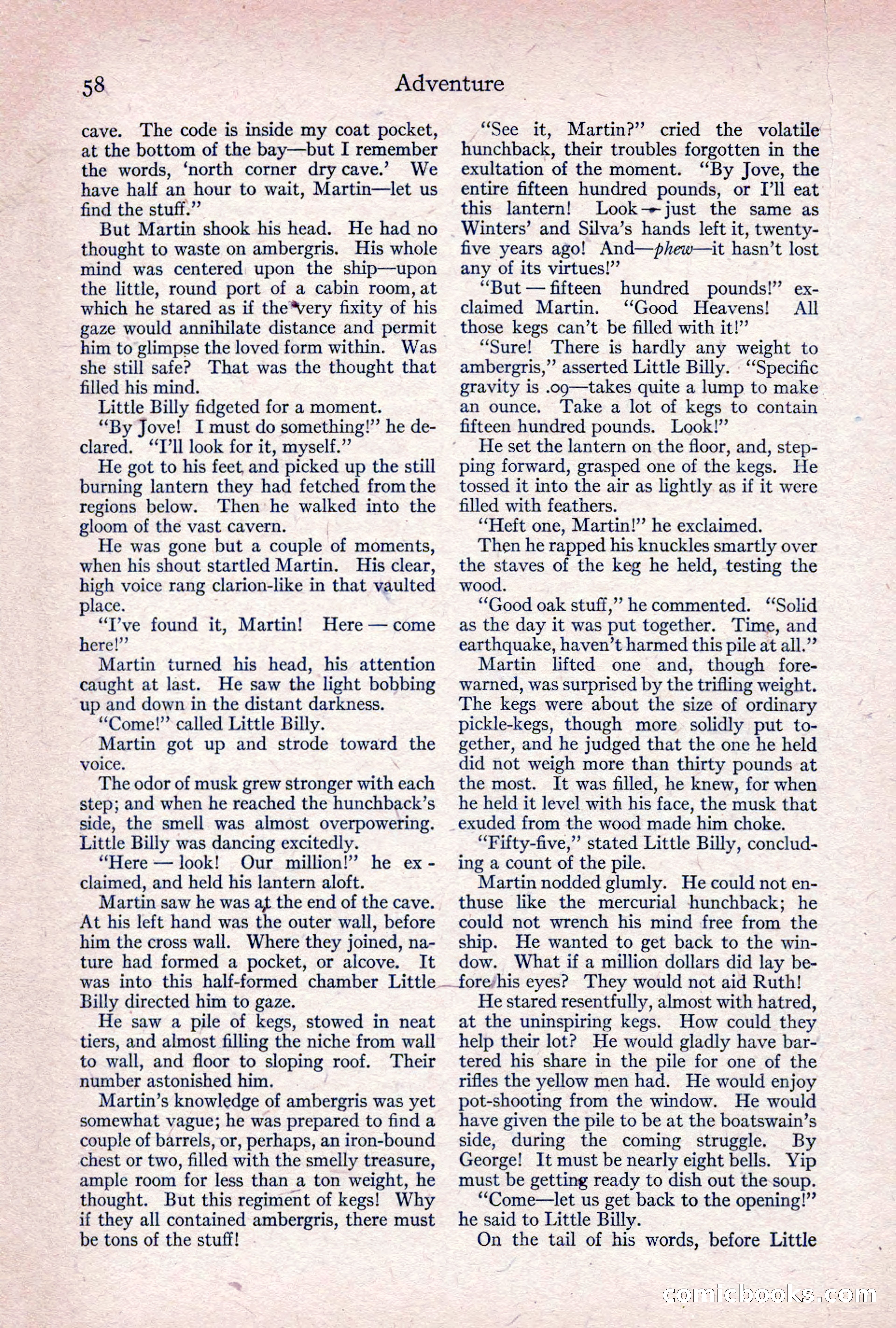 Adventure Magazine, April 1917 — page 60 of 196