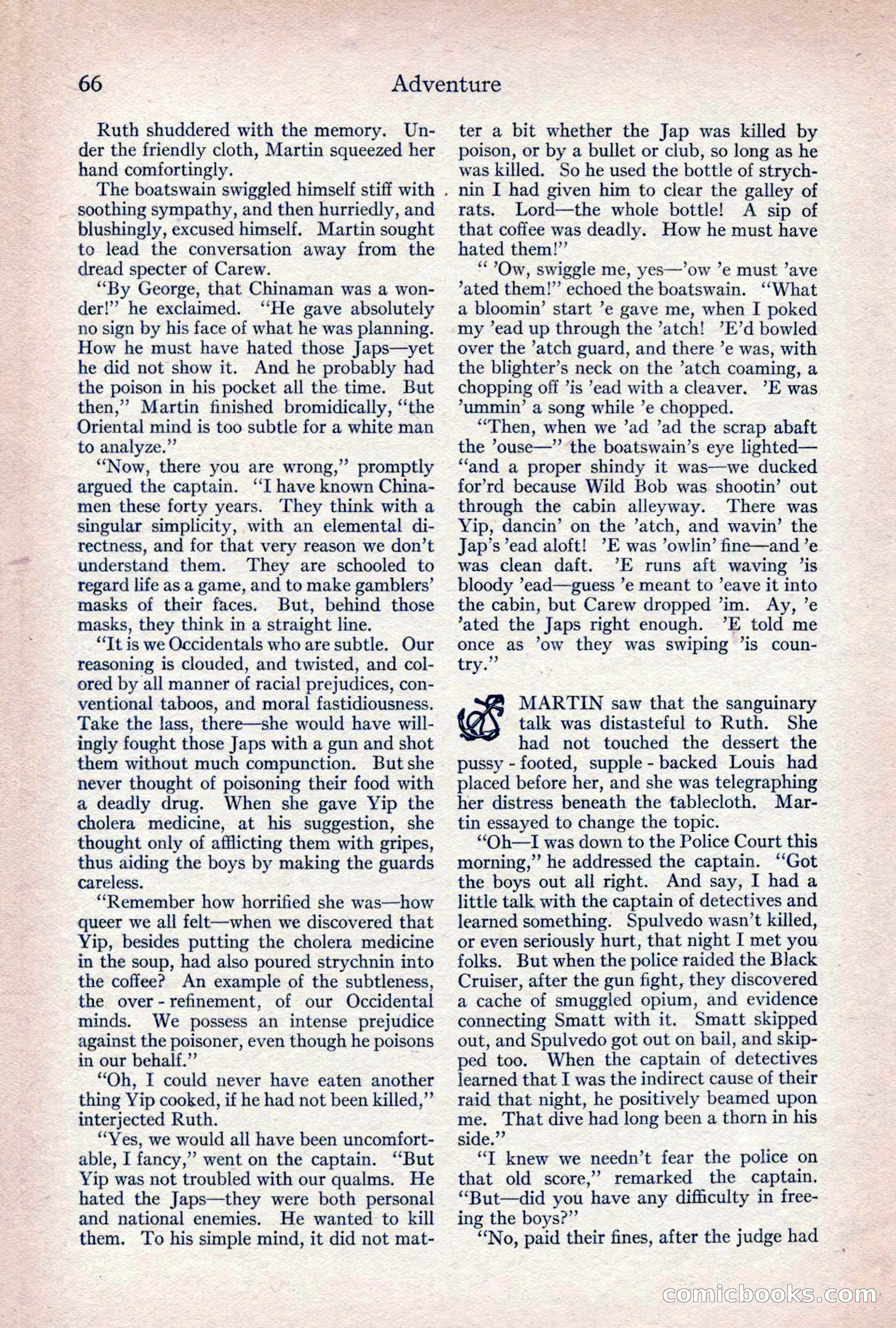 Adventure Magazine, April 1917 — page 68 of 196