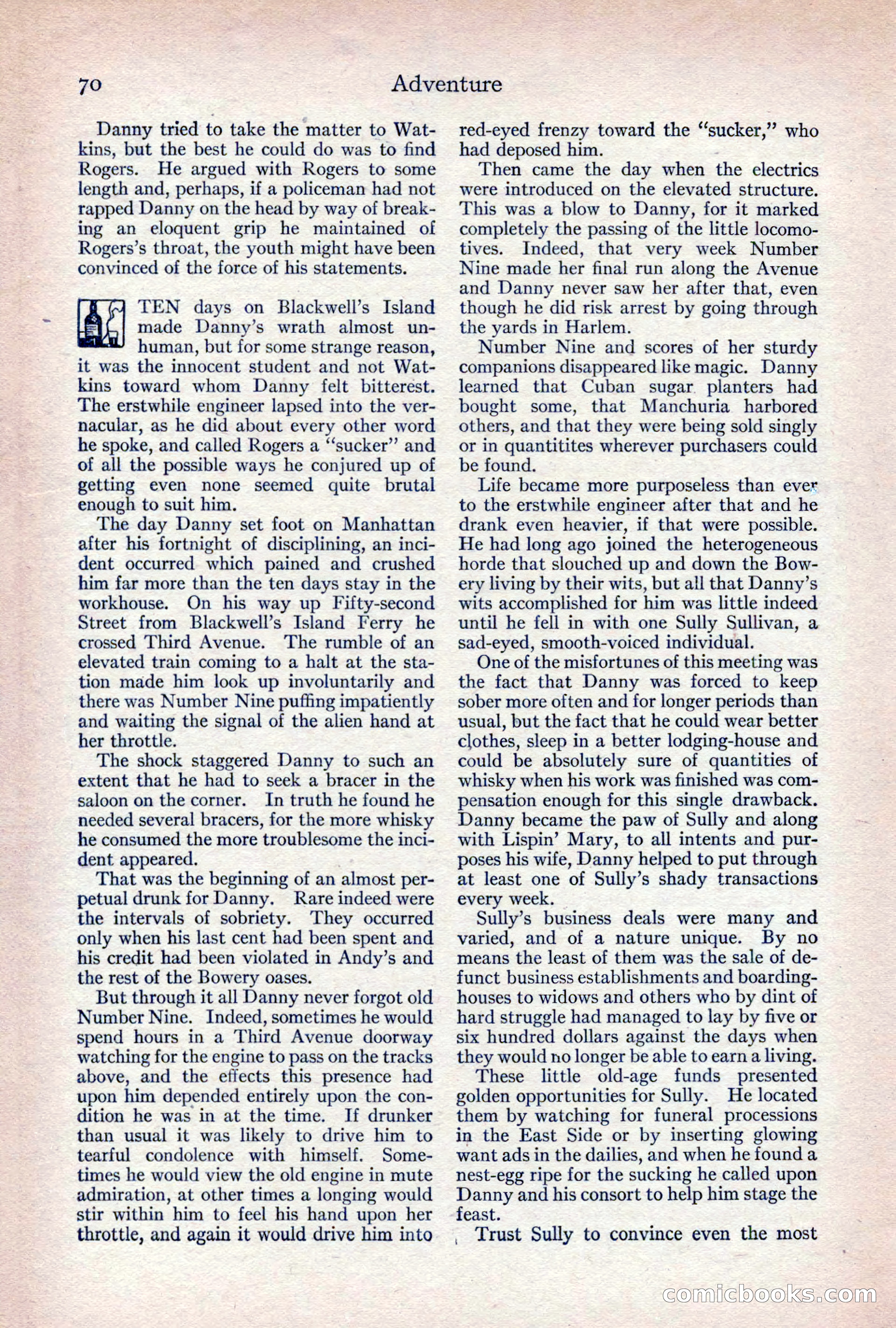 Adventure Magazine, April 1917 — page 72 of 196