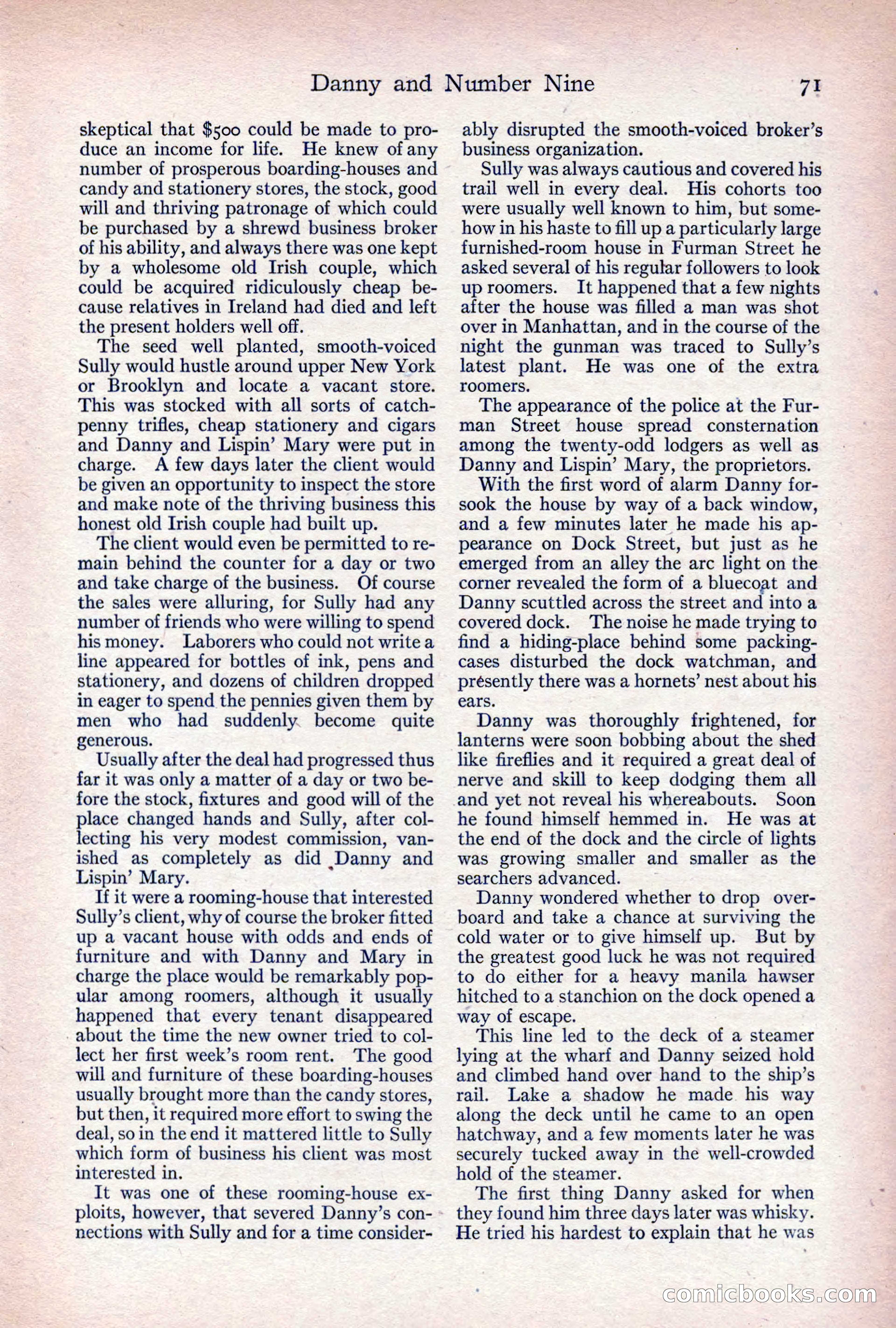 Adventure Magazine, April 1917 — page 73 of 196