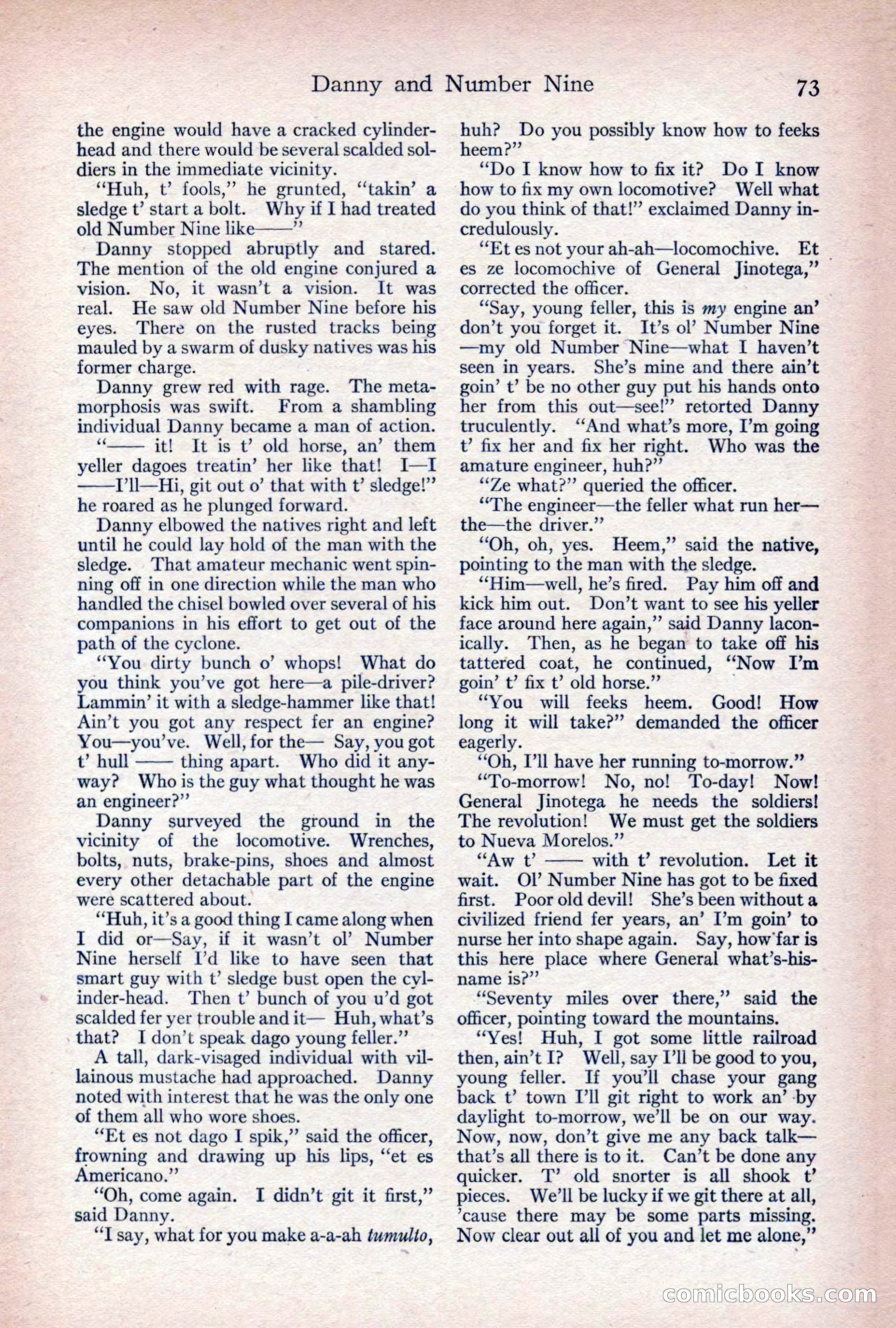 Adventure Magazine, April 1917 — page 75 of 196