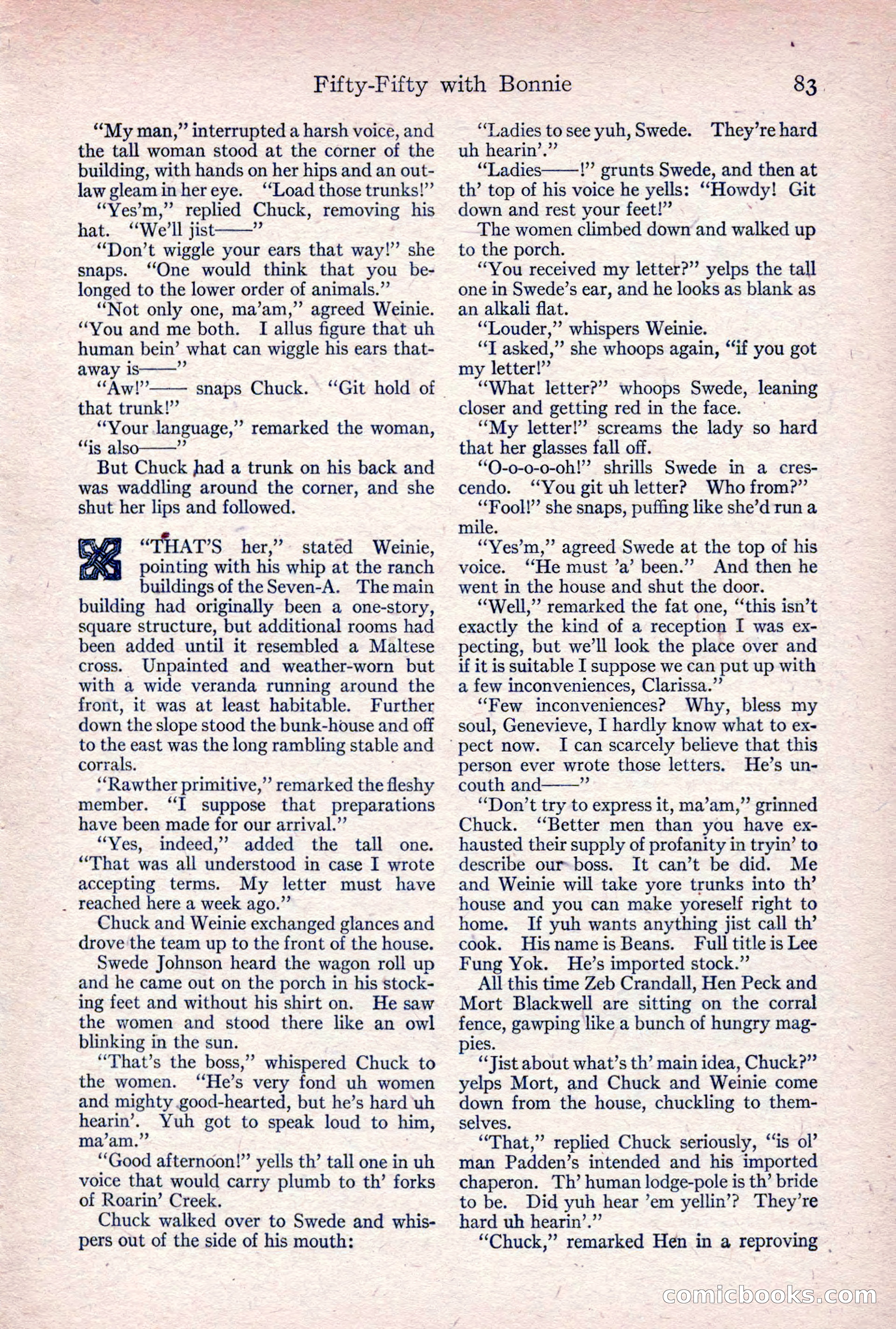 Adventure Magazine, April 1917 — page 85 of 196