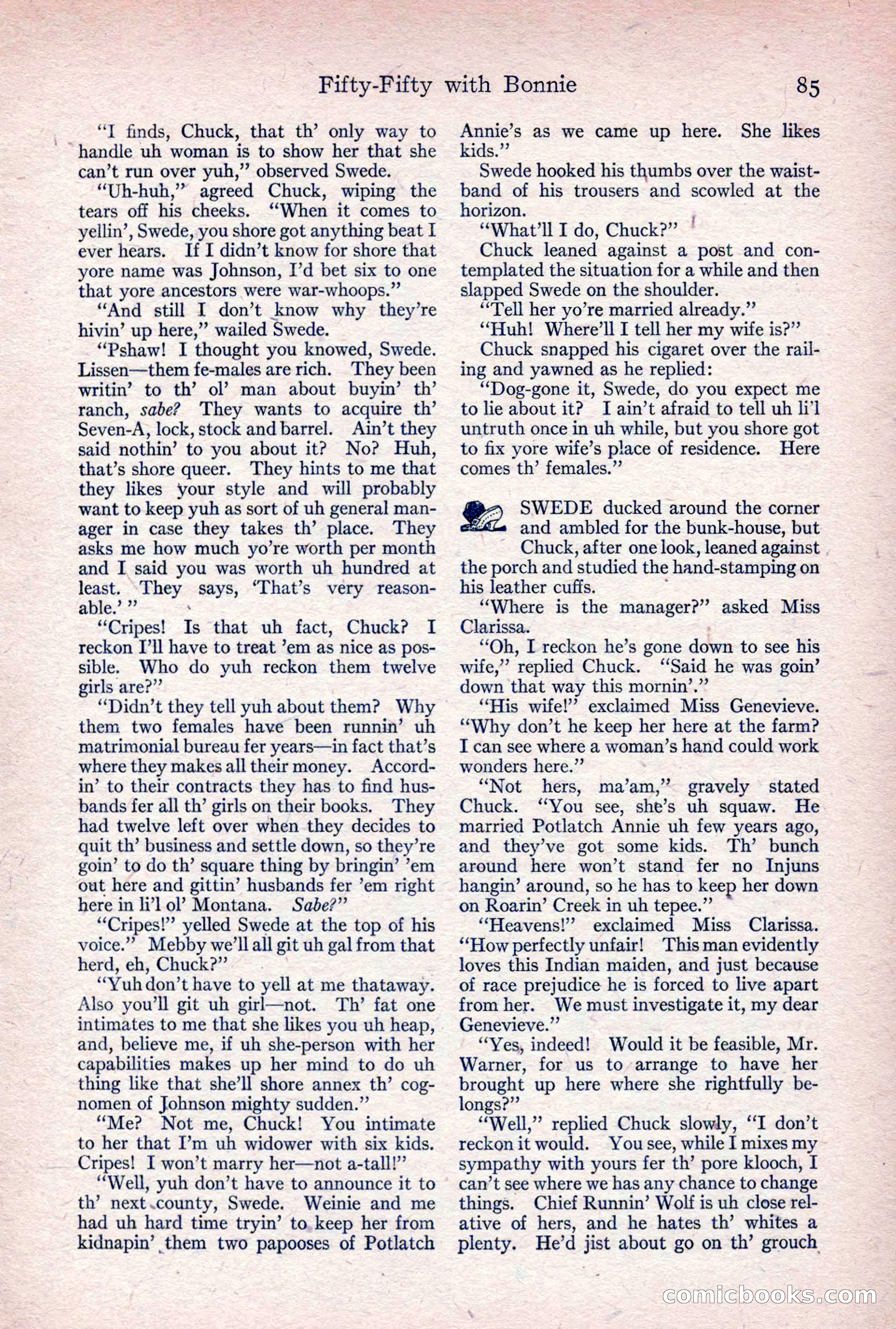 Adventure Magazine, April 1917 — page 87 of 196