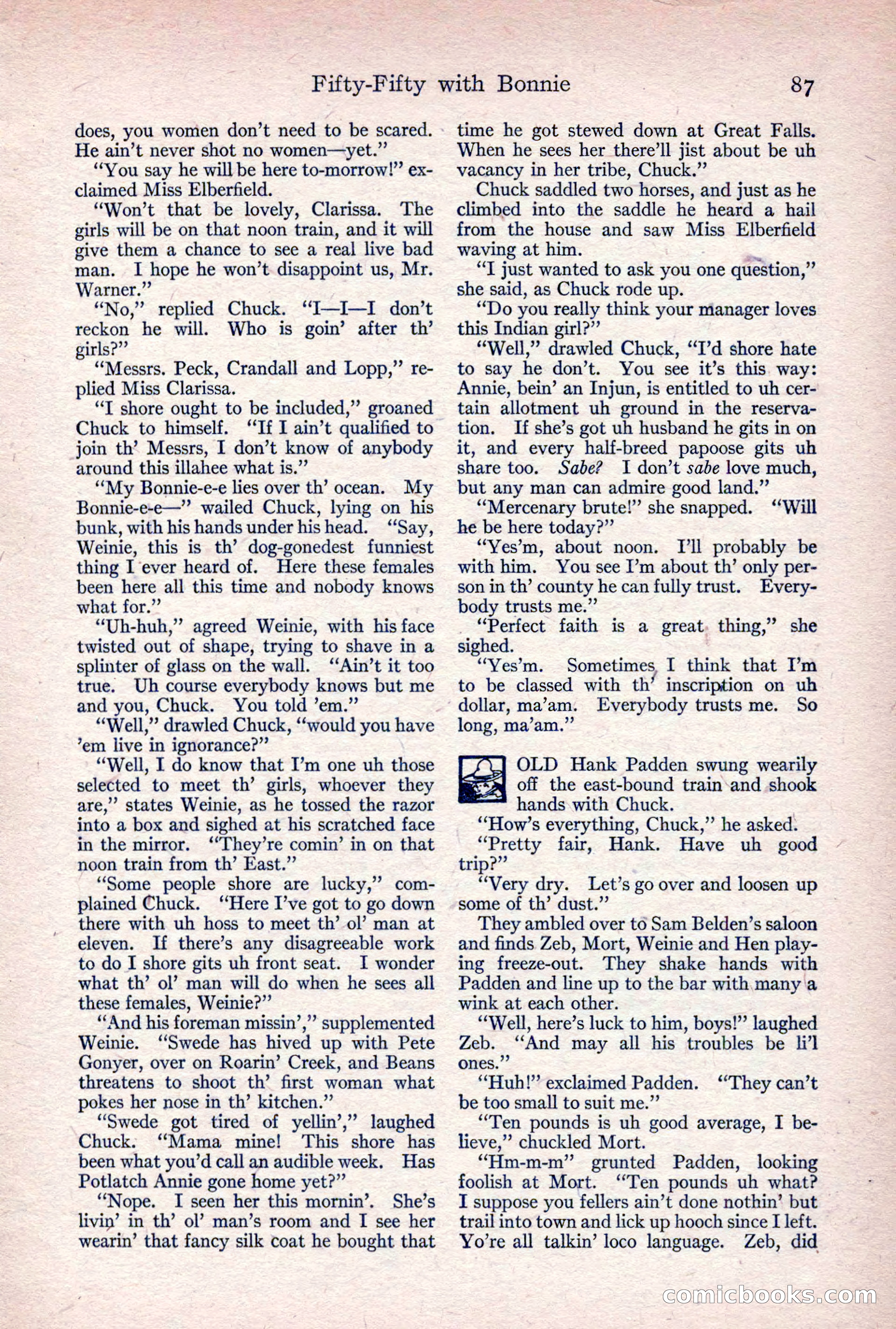 Adventure Magazine, April 1917 — page 89 of 196