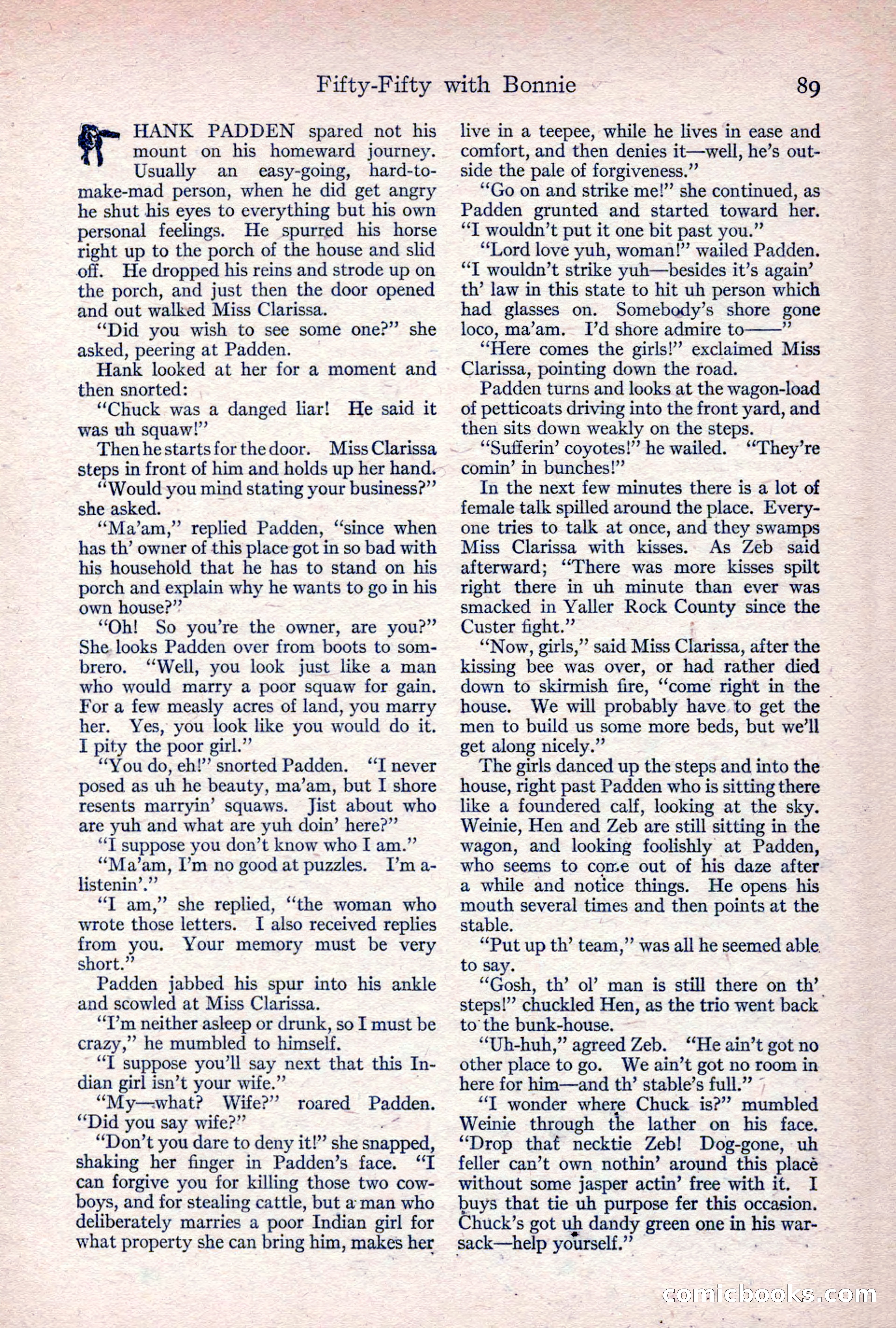 Adventure Magazine, April 1917 — page 91 of 196