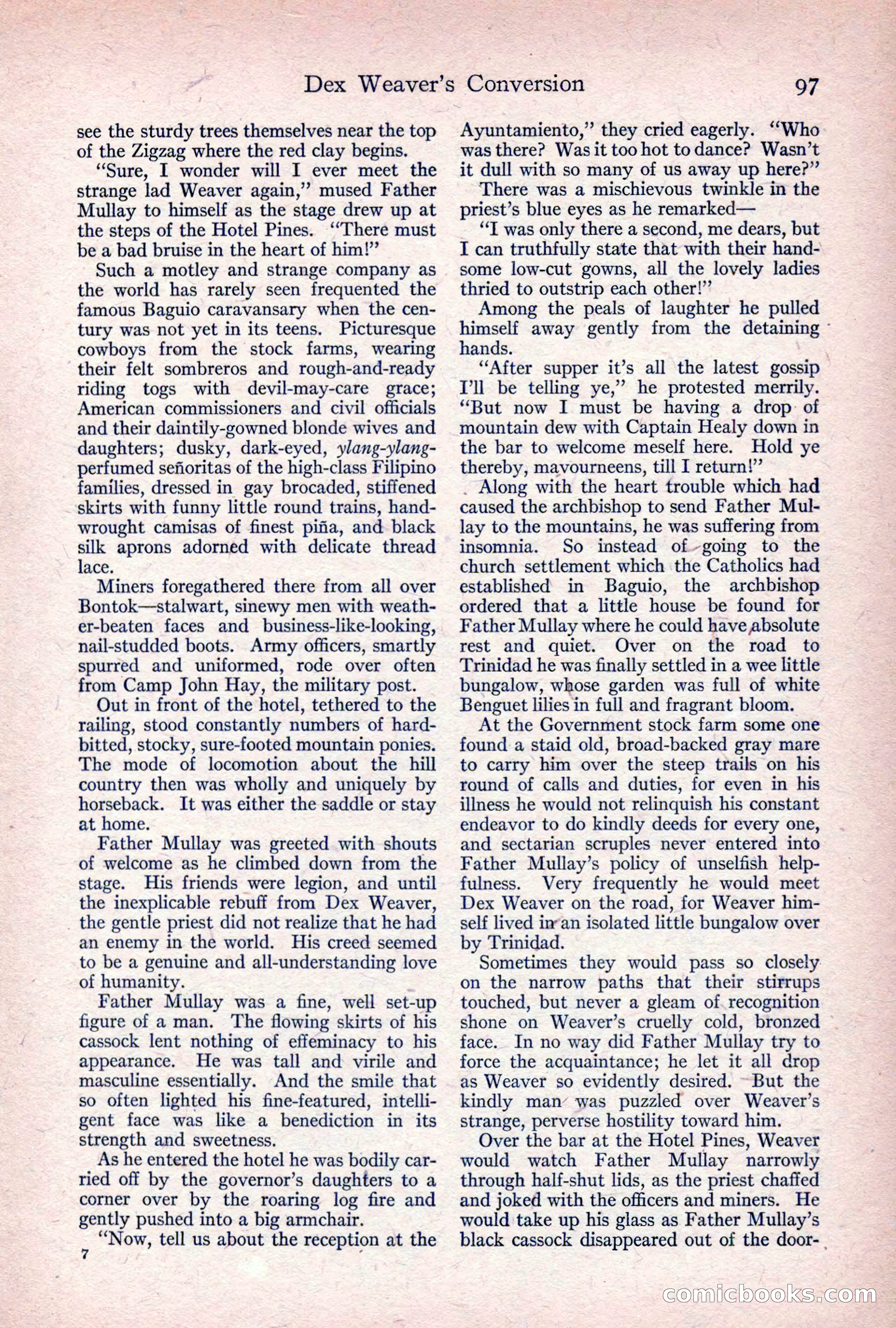 Adventure Magazine, April 1917 — page 99 of 196