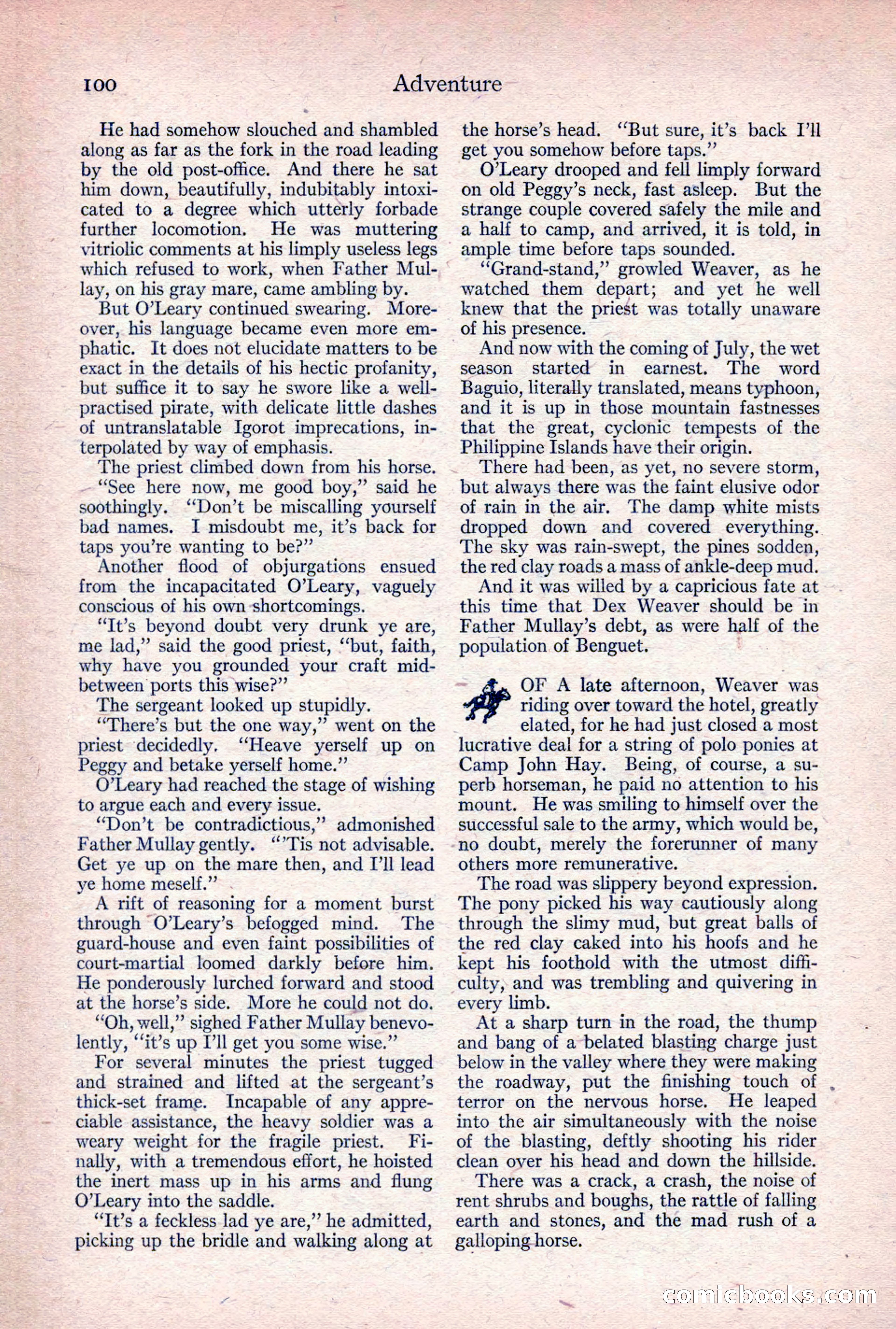 Adventure Magazine, April 1917 — page 102 of 196
