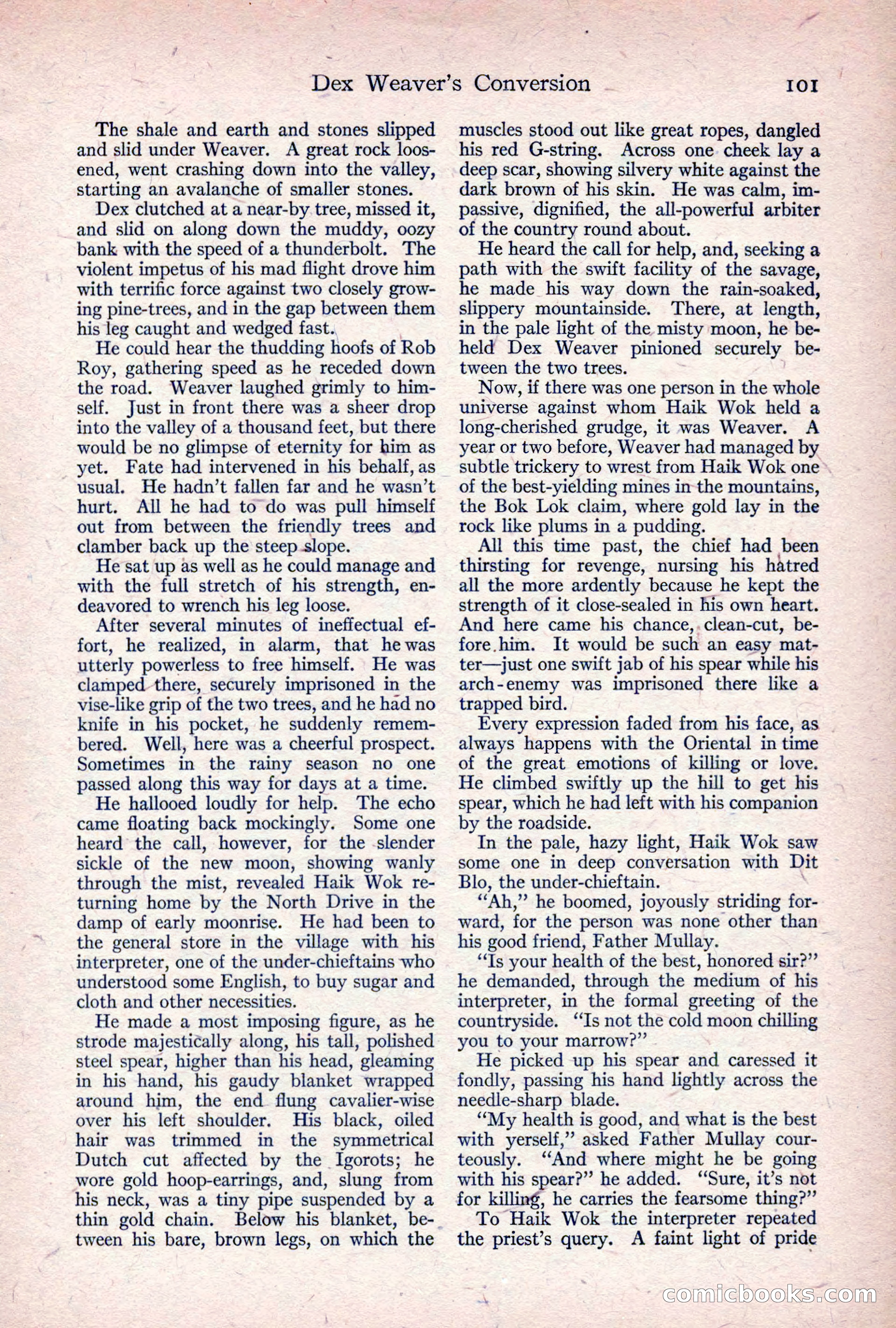 Adventure Magazine, April 1917 — page 103 of 196