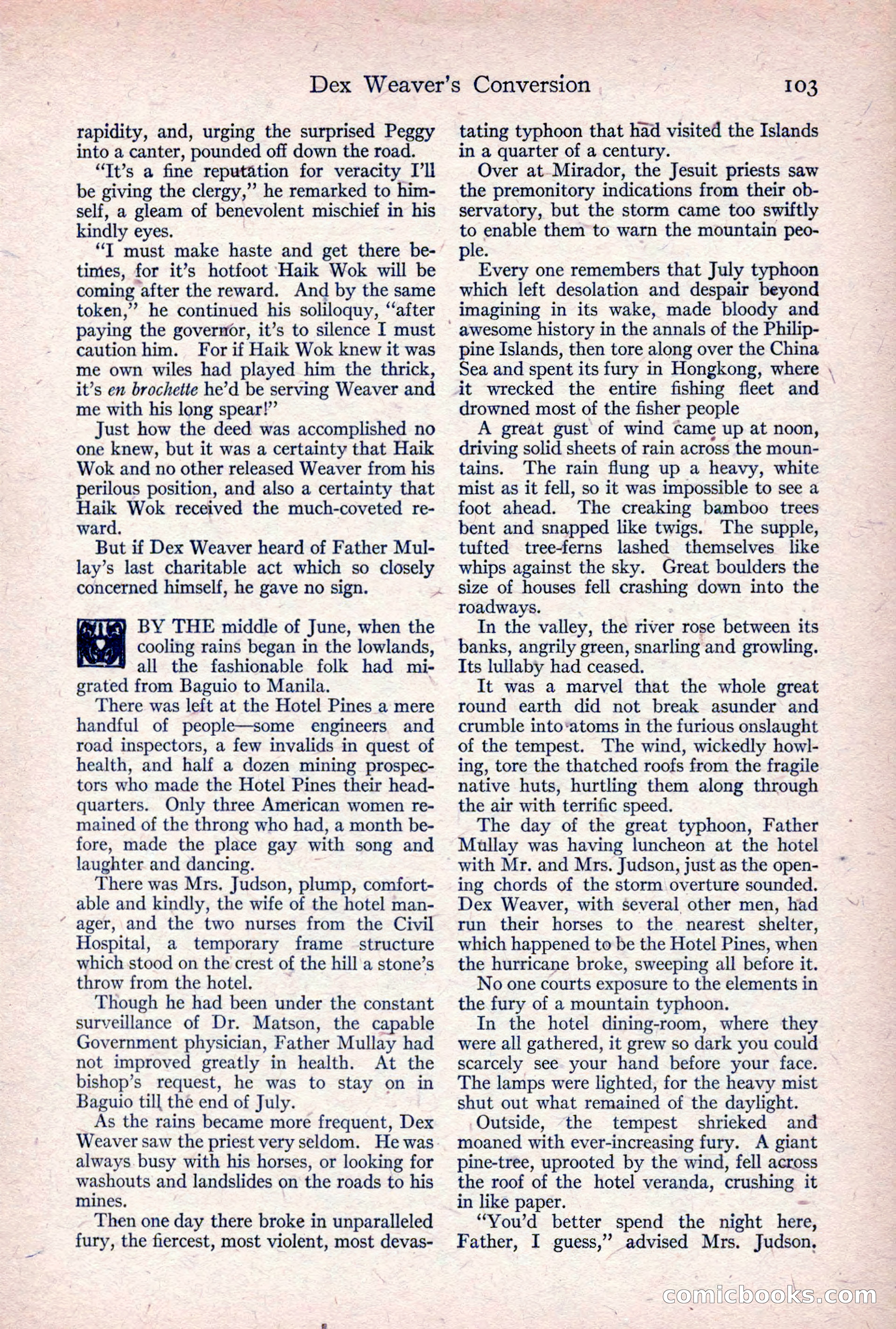 Adventure Magazine, April 1917 — page 105 of 196