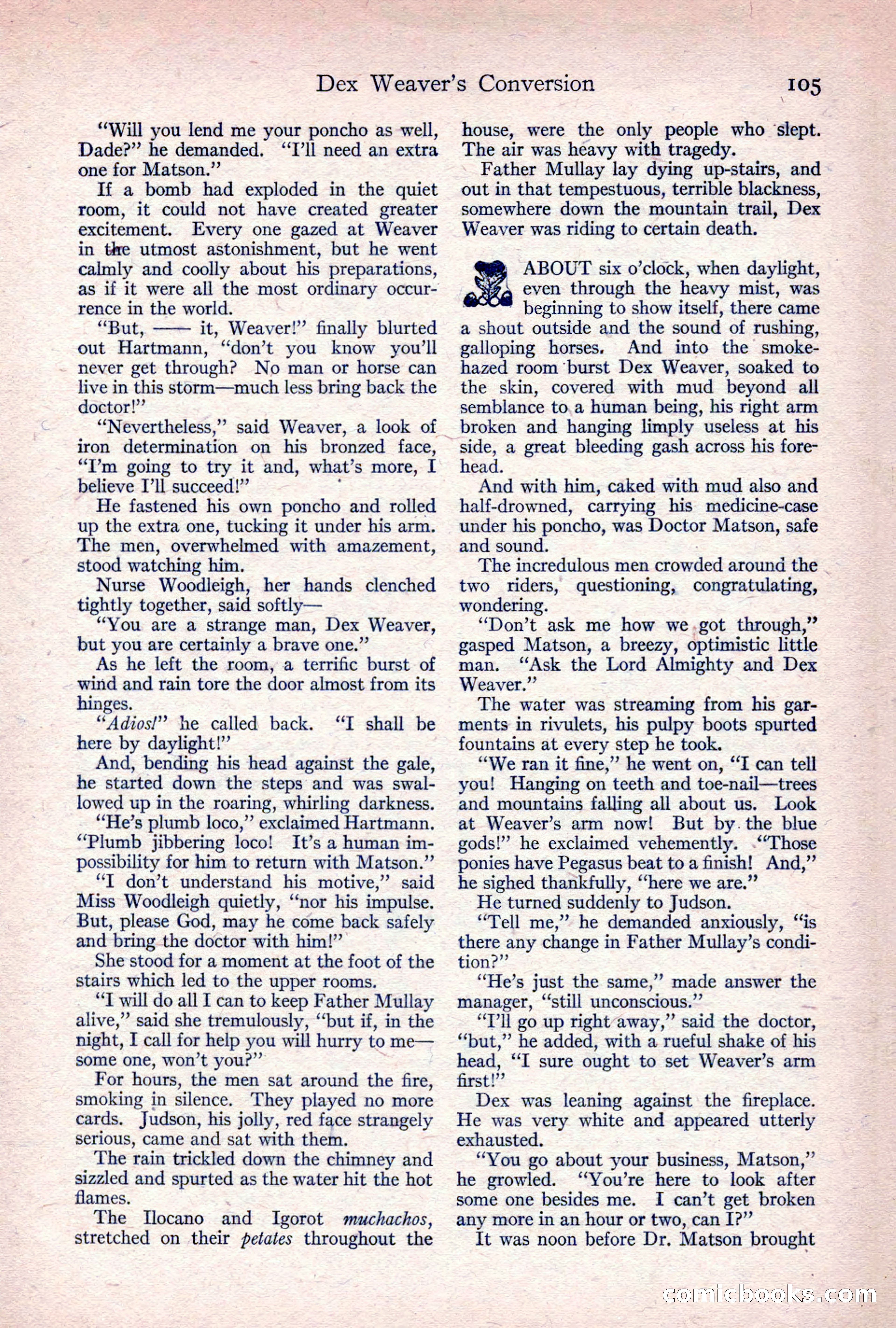 Adventure Magazine, April 1917 — page 107 of 196