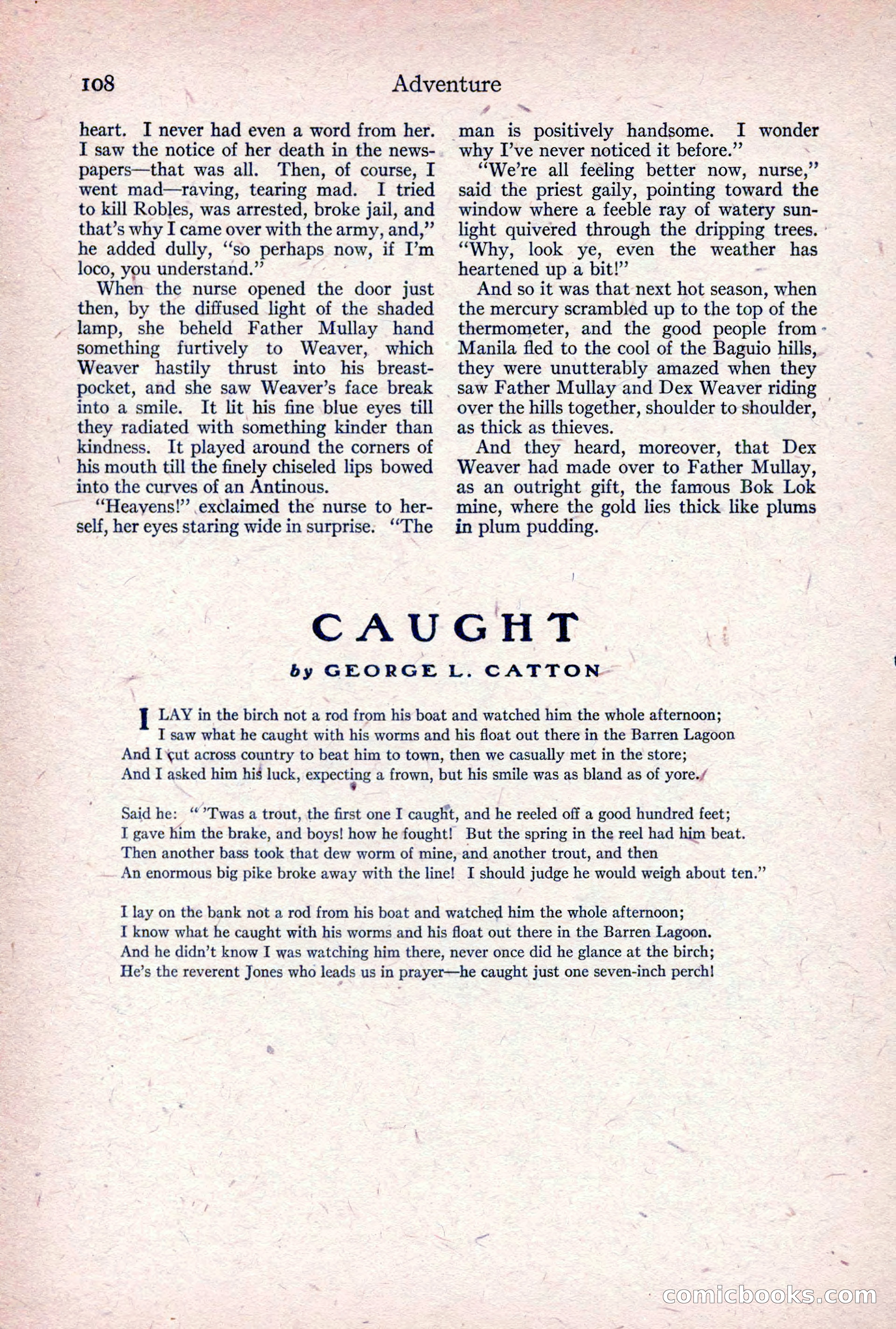 Adventure Magazine, April 1917 — page 110 of 196