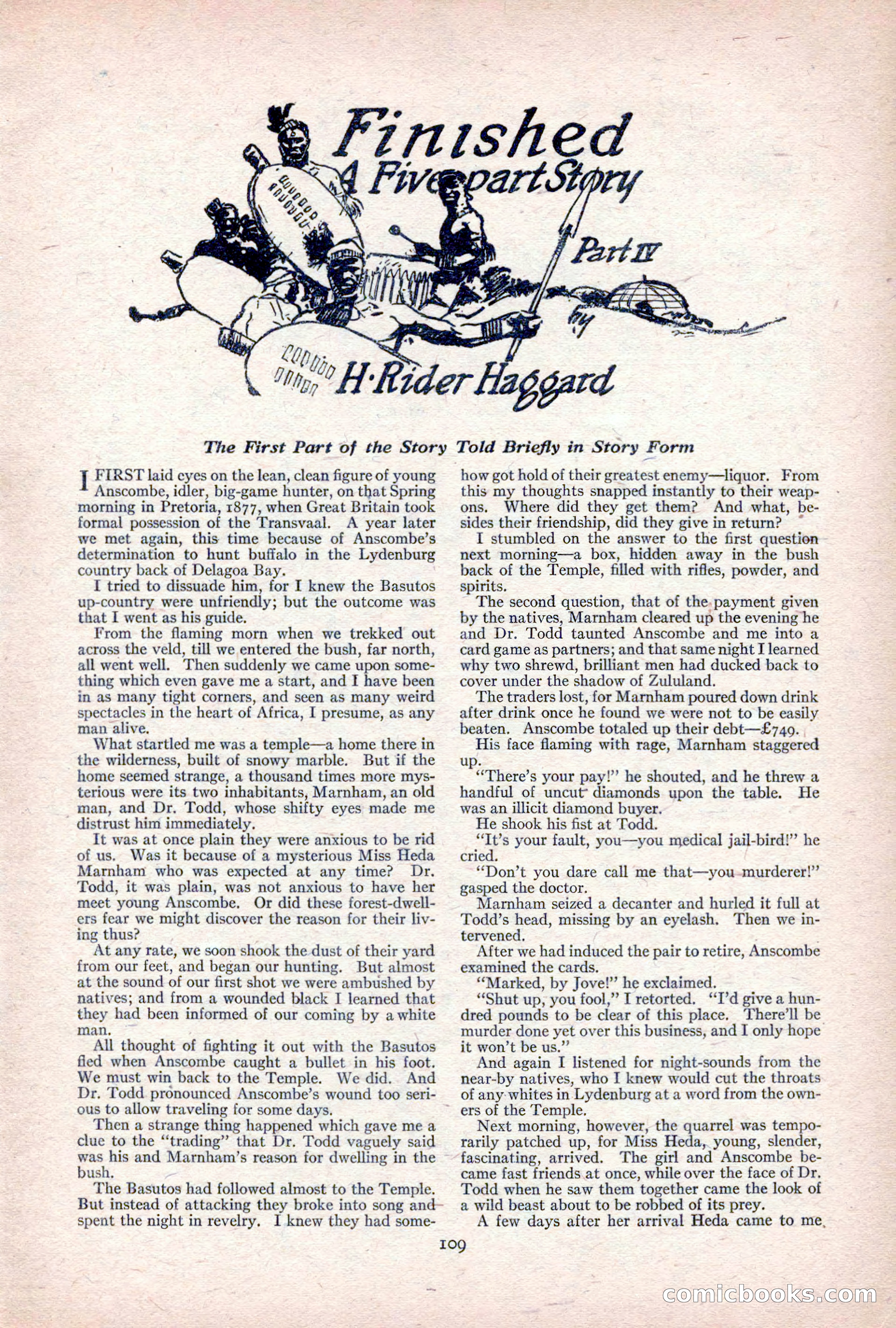 Adventure Magazine, April 1917 — page 111 of 196