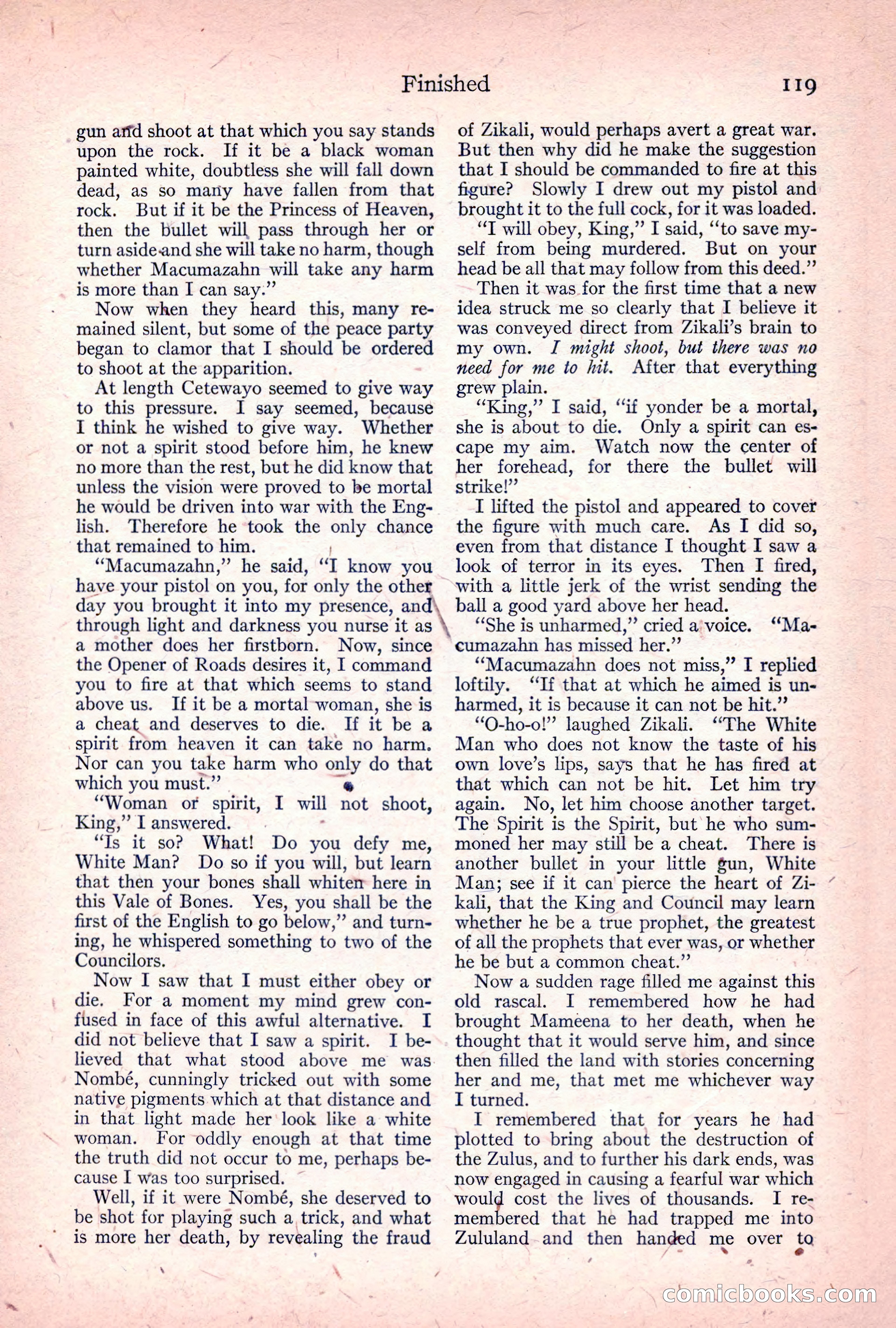 Adventure Magazine, April 1917 — page 121 of 196