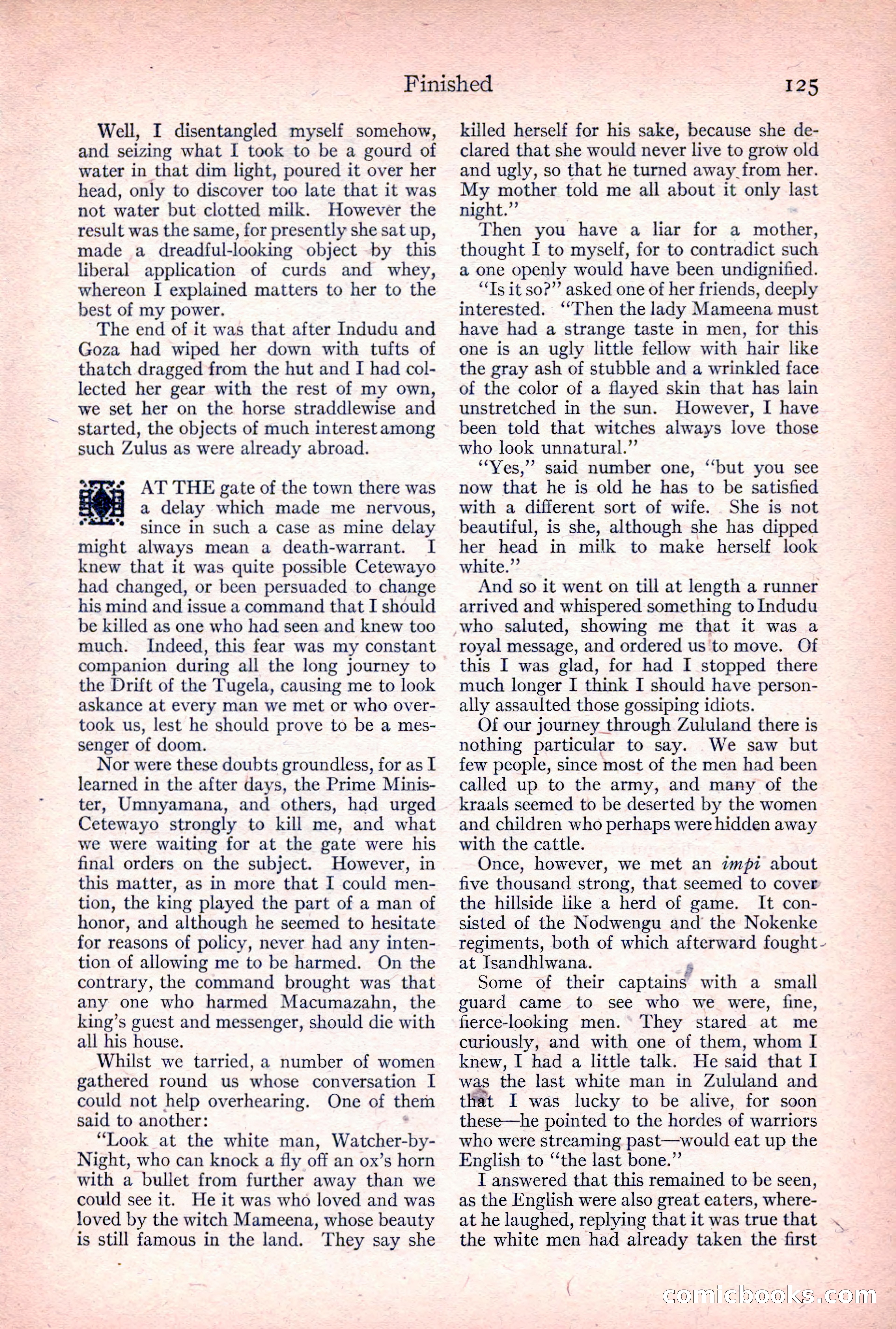 Adventure Magazine, April 1917 — page 127 of 196
