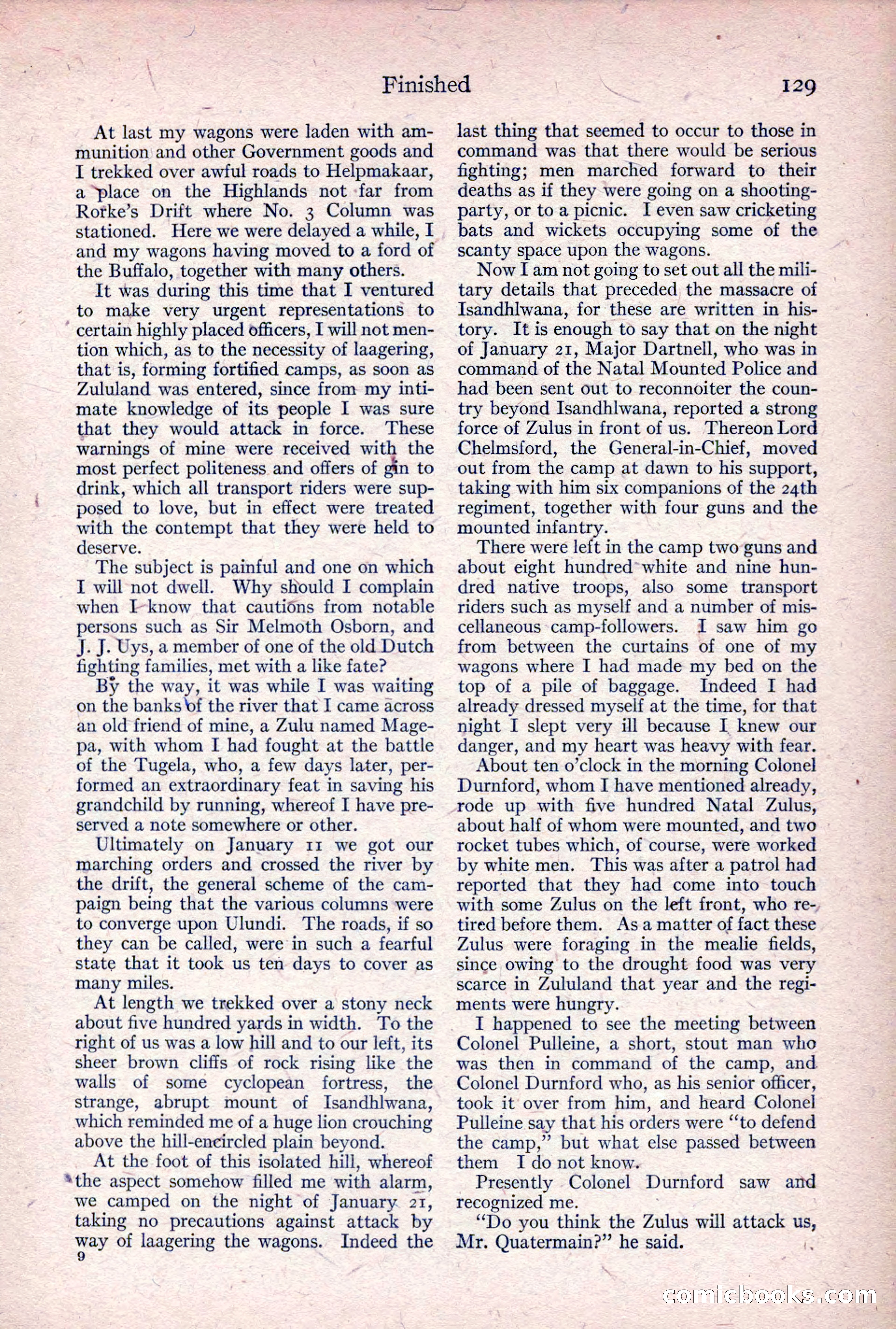 Adventure Magazine, April 1917 — page 131 of 196