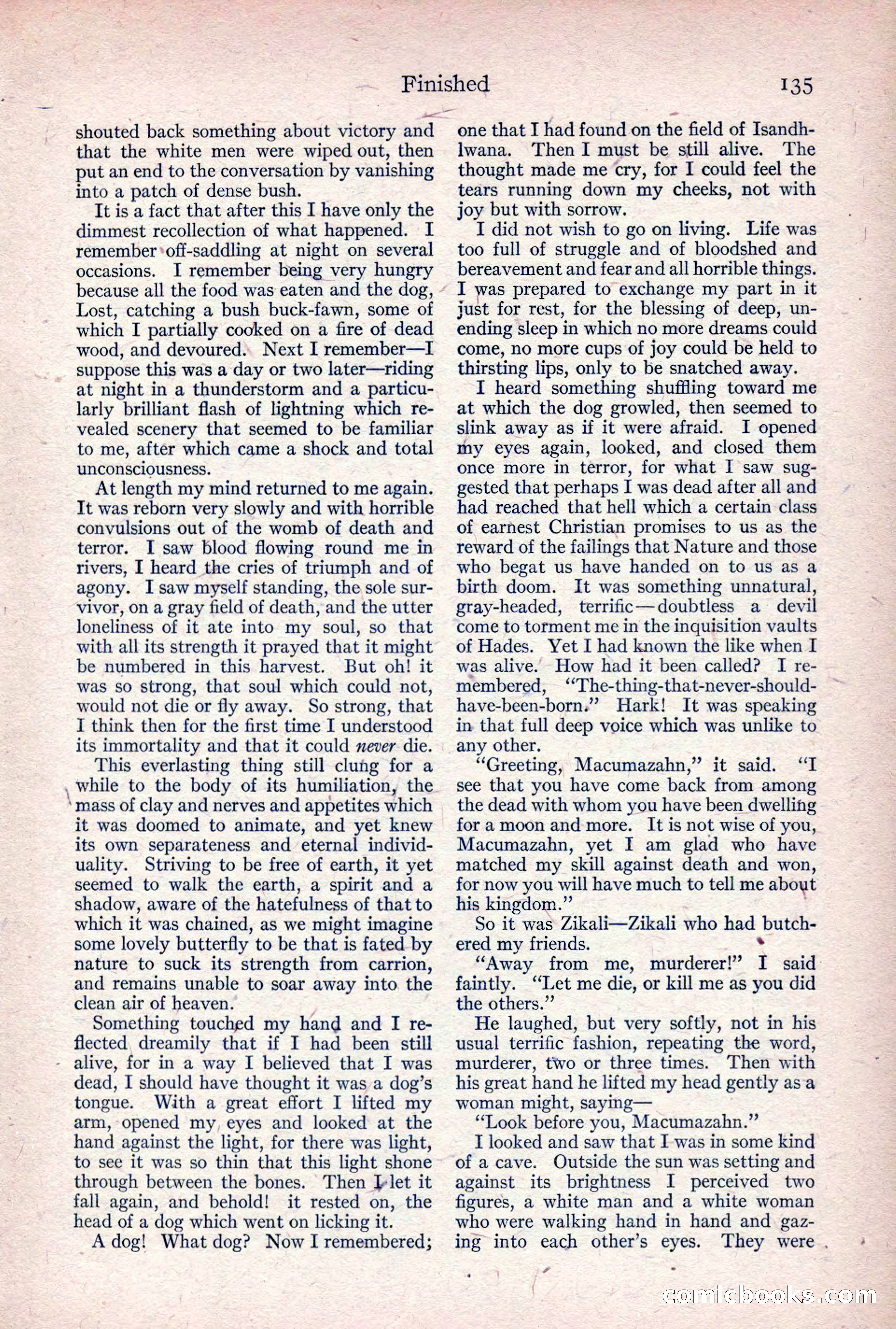 Adventure Magazine, April 1917 — page 137 of 196