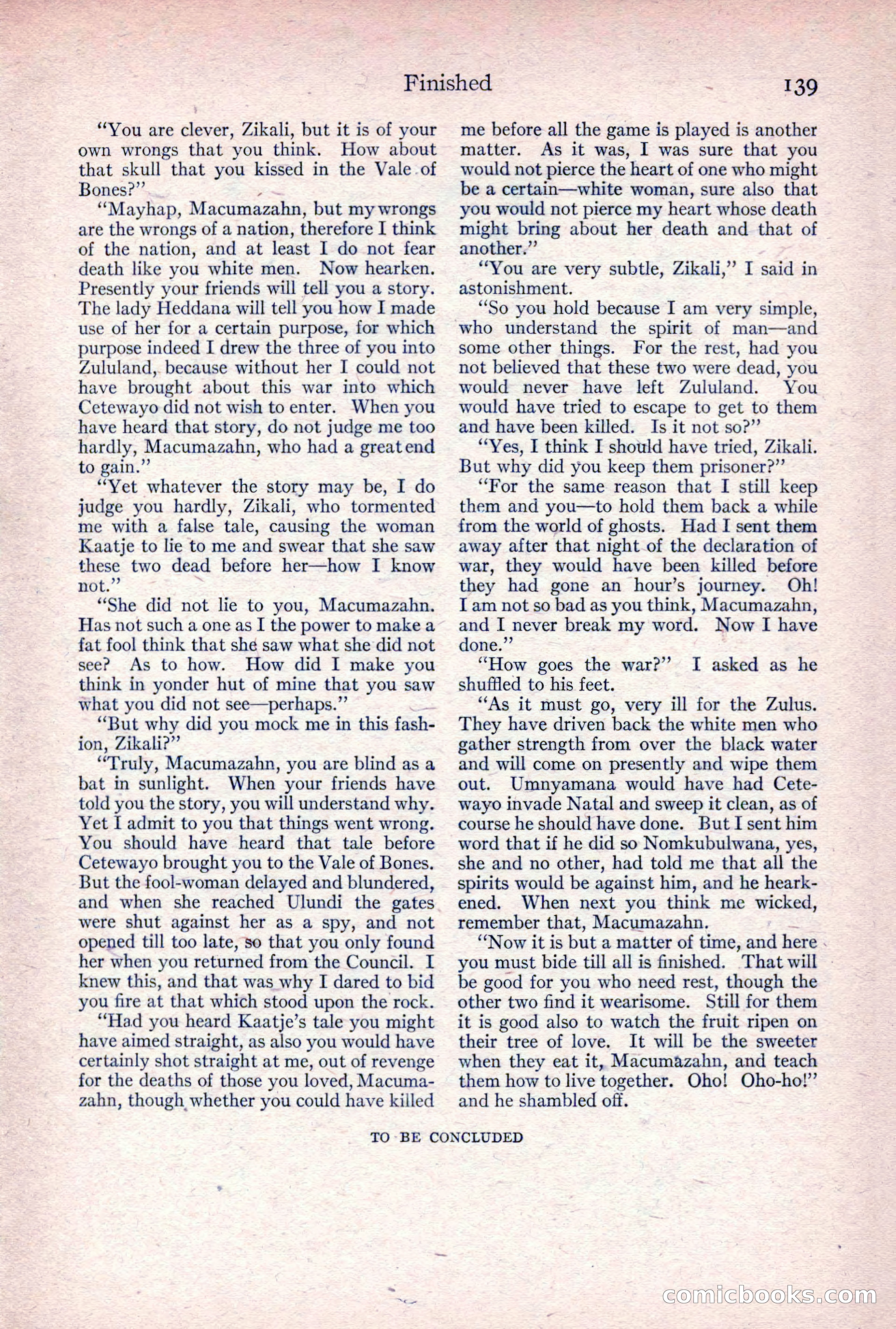 Adventure Magazine, April 1917 — page 141 of 196