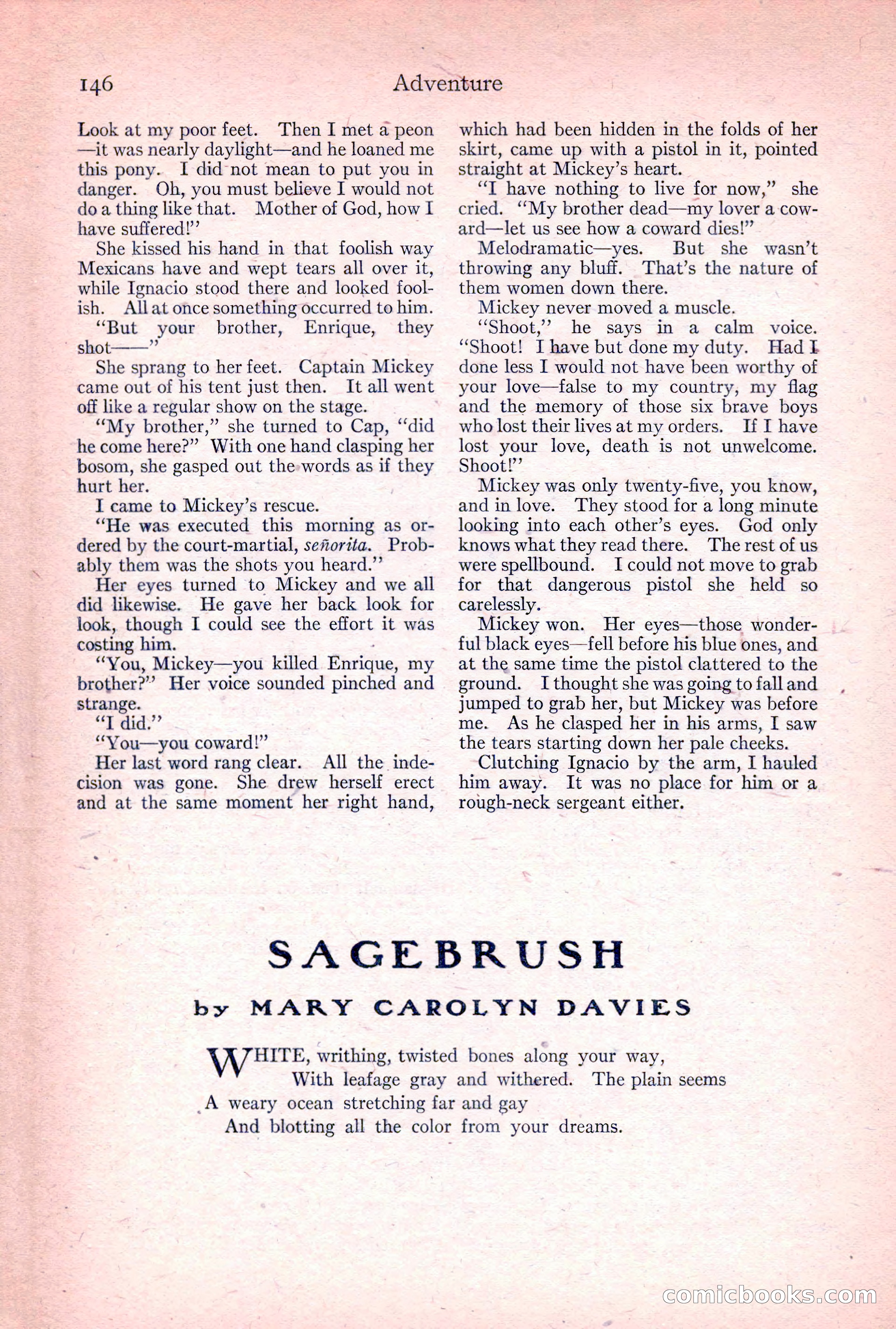 Adventure Magazine, April 1917 — page 148 of 196