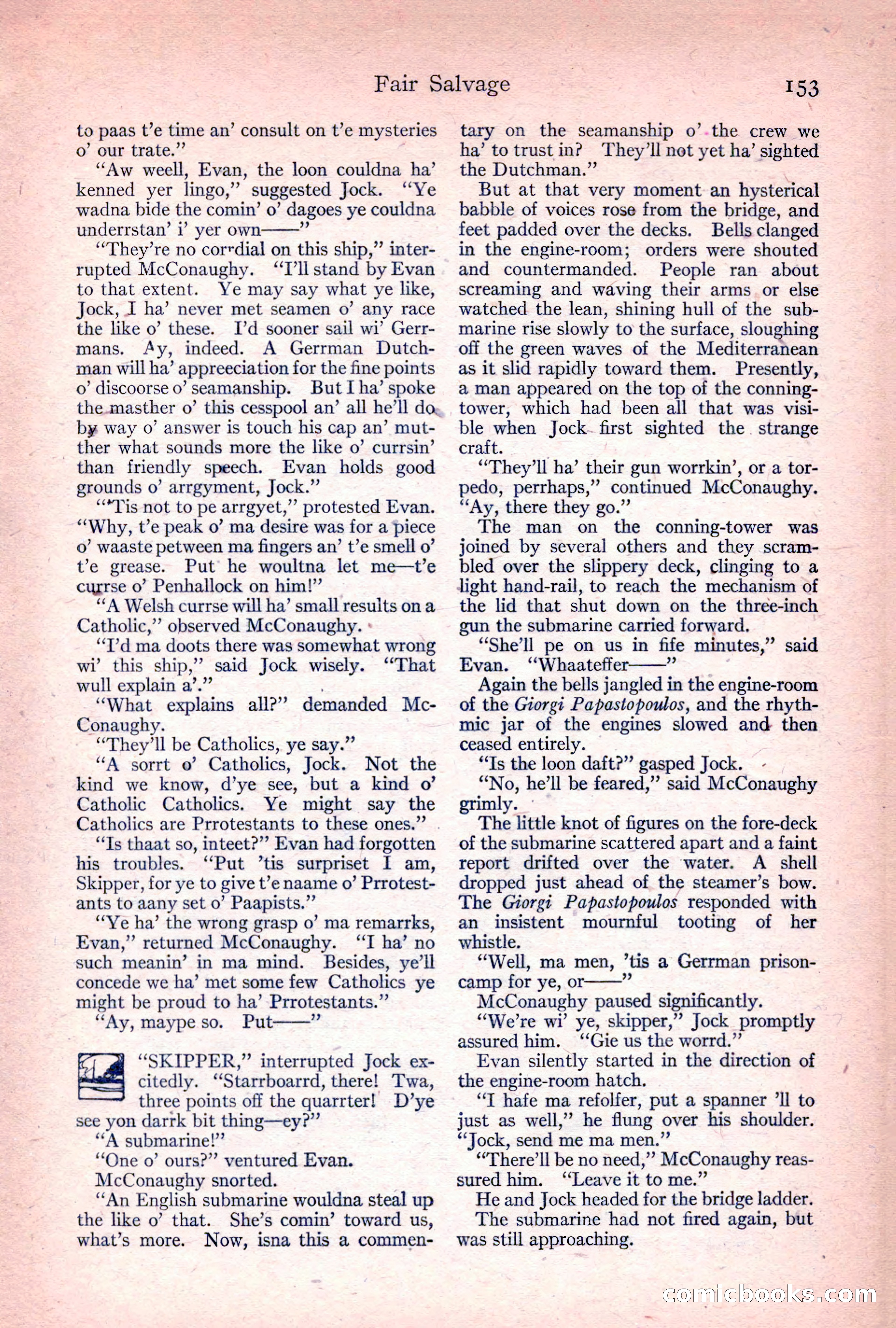 Adventure Magazine, April 1917 — page 155 of 196